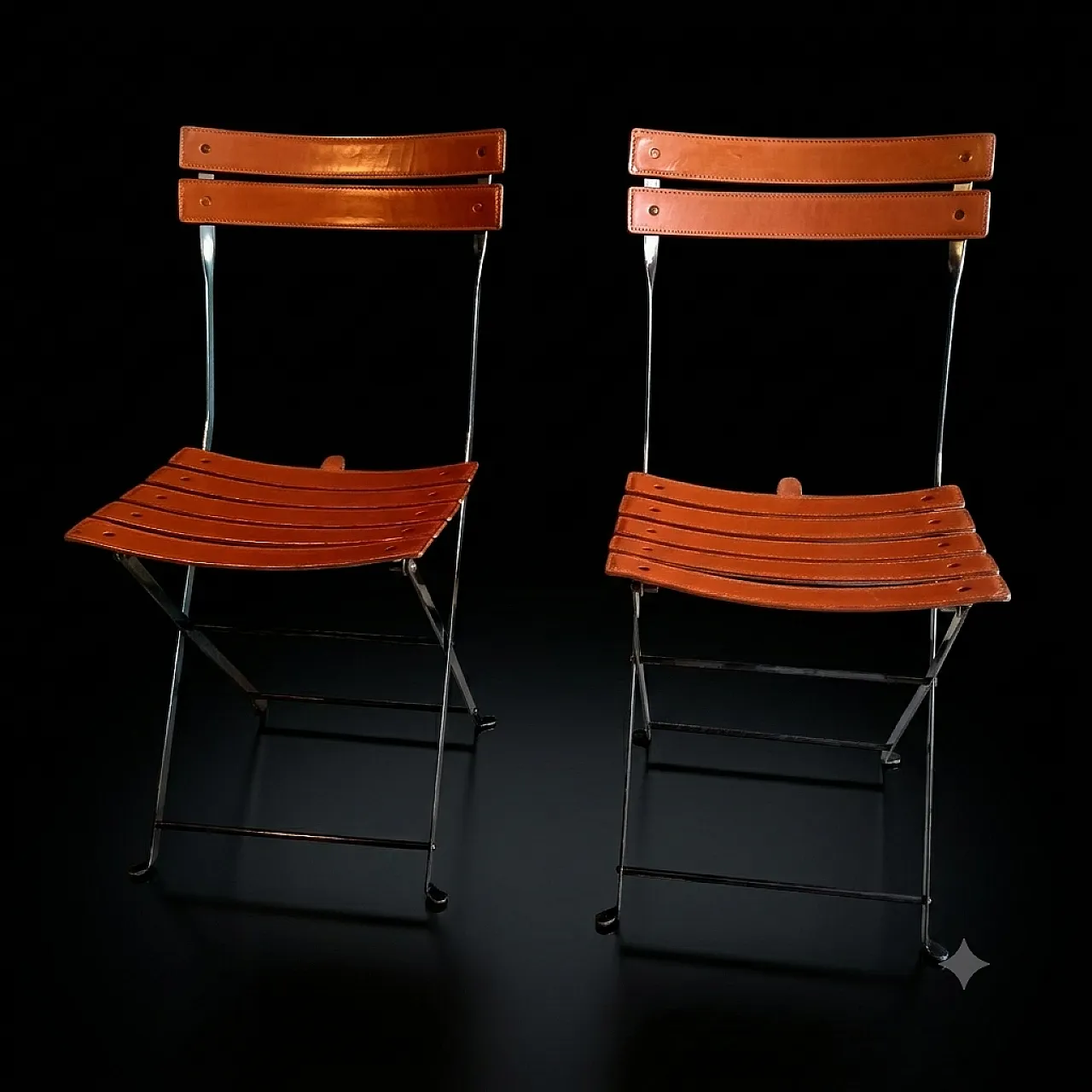 pair of Celestina chairs. M.Zanuso for Zanotta 80s 19