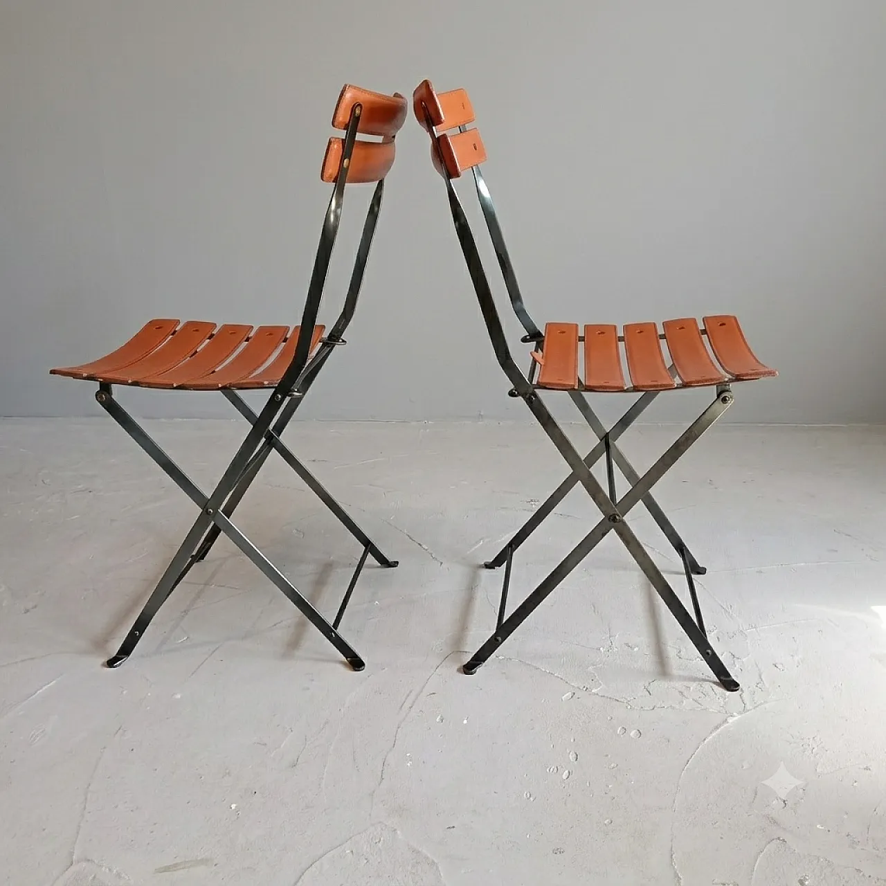 pair of Celestina chairs. M.Zanuso for Zanotta 80s 22