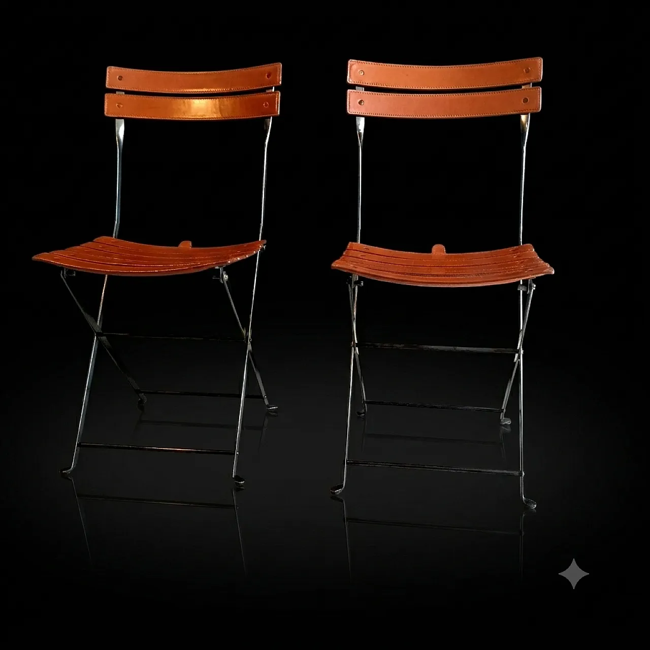 pair of Celestina chairs. M.Zanuso for Zanotta 80s 24