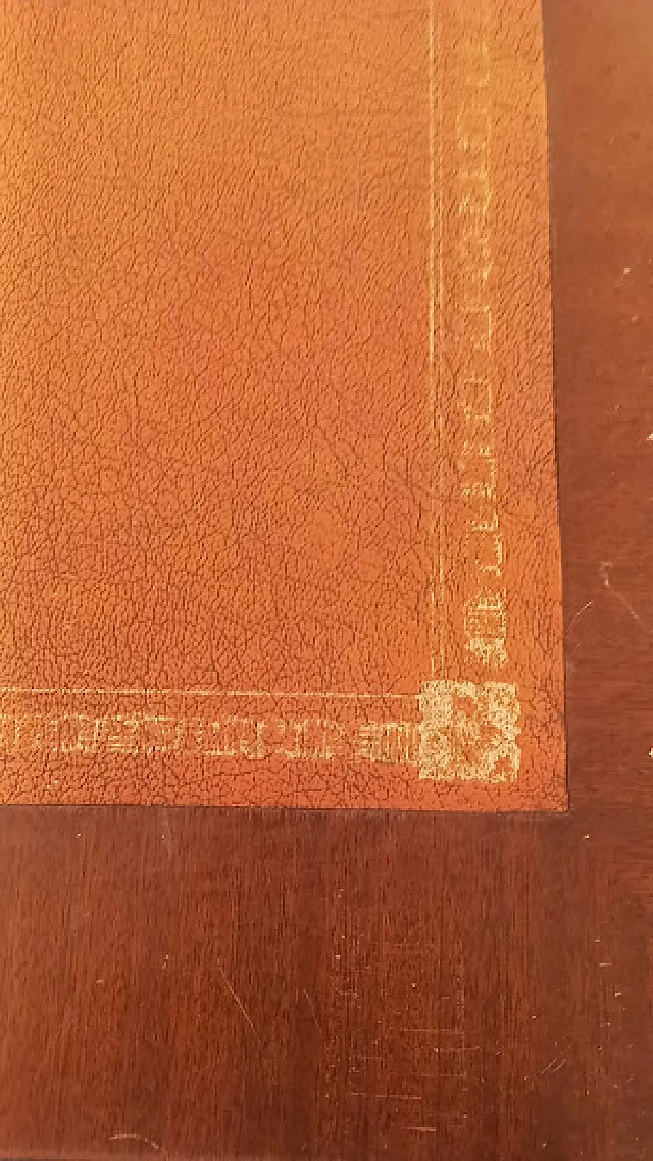 Office desk in wood and leather, late 20th century 6