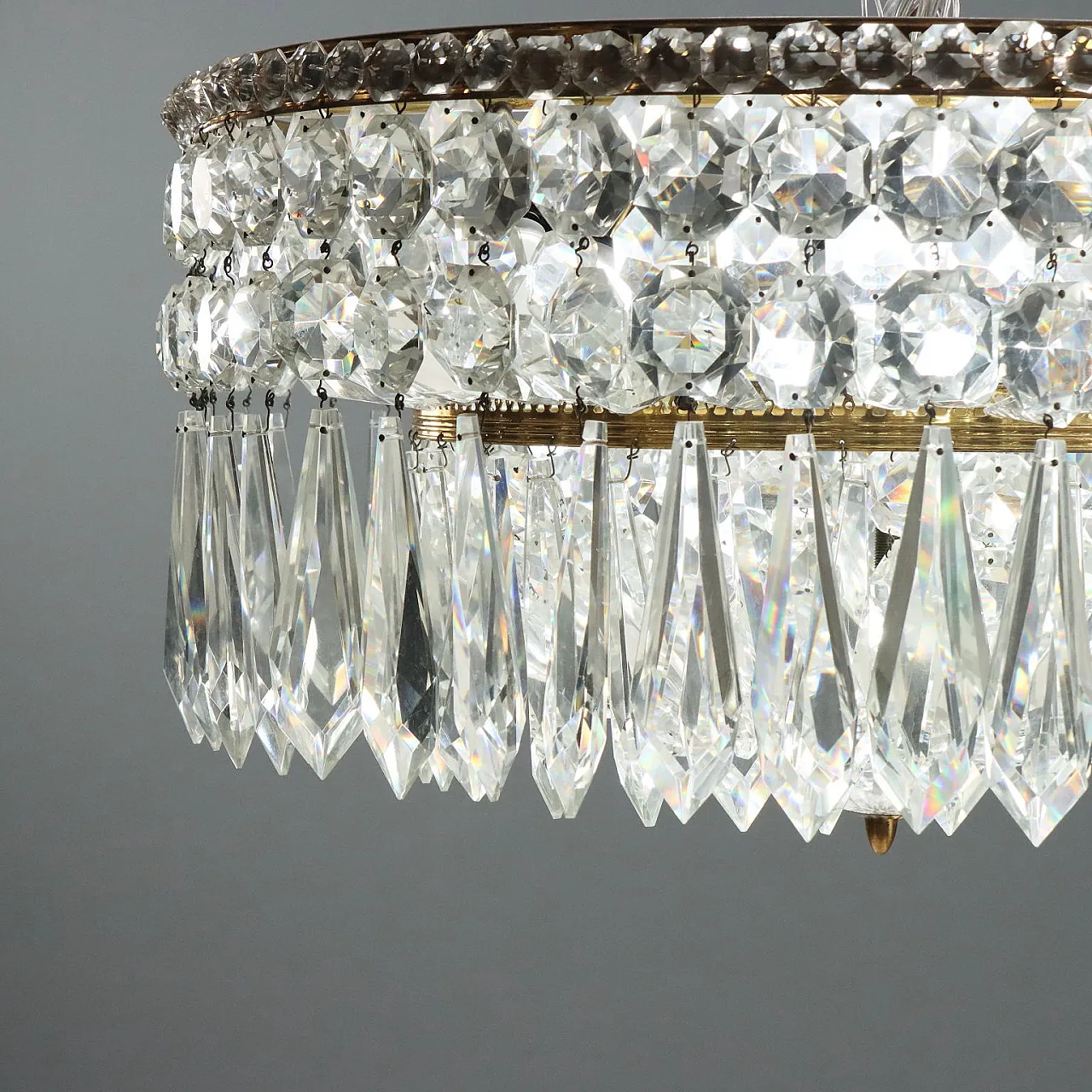 Empire style chandelier, mid-20th century 3