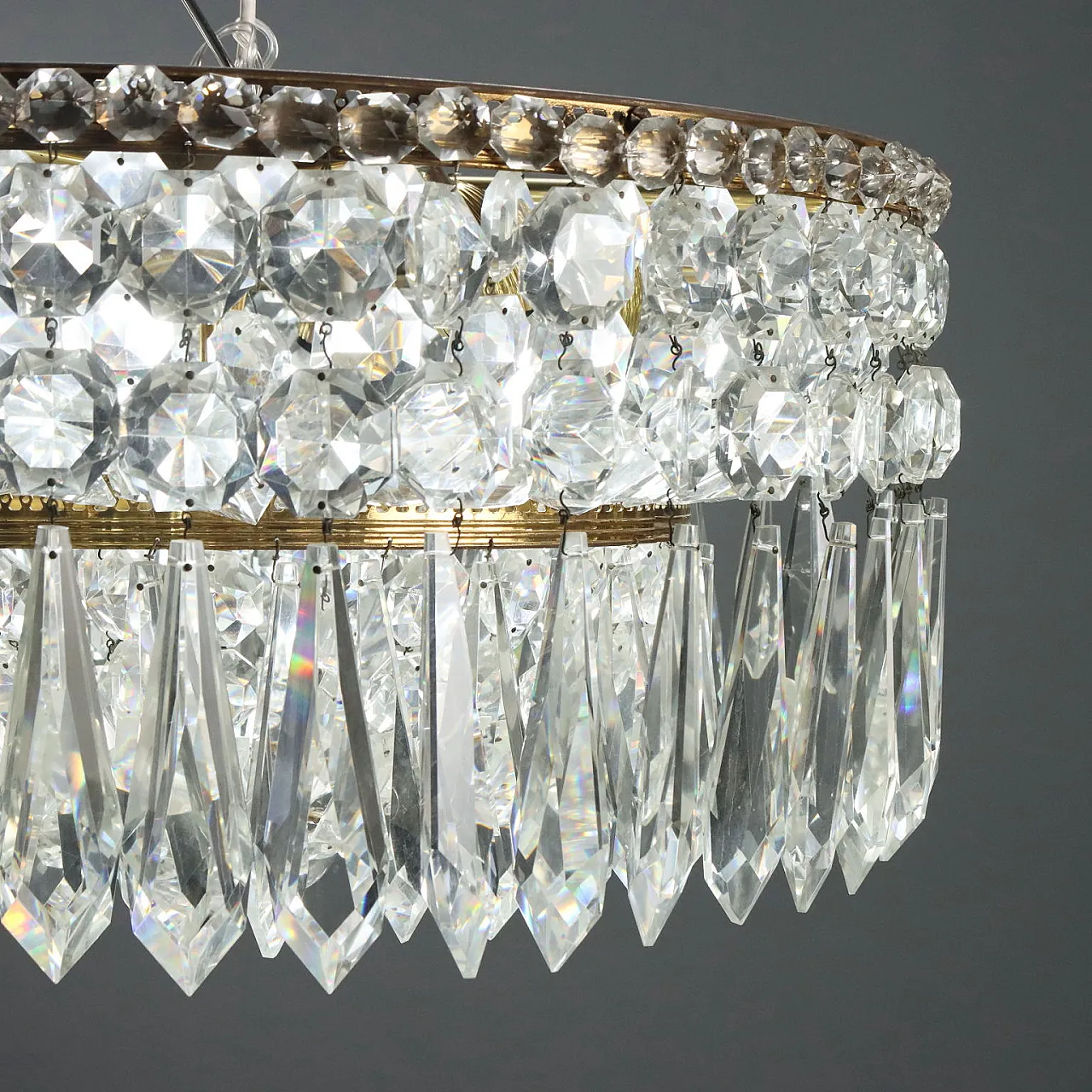 Empire style chandelier, mid-20th century 4