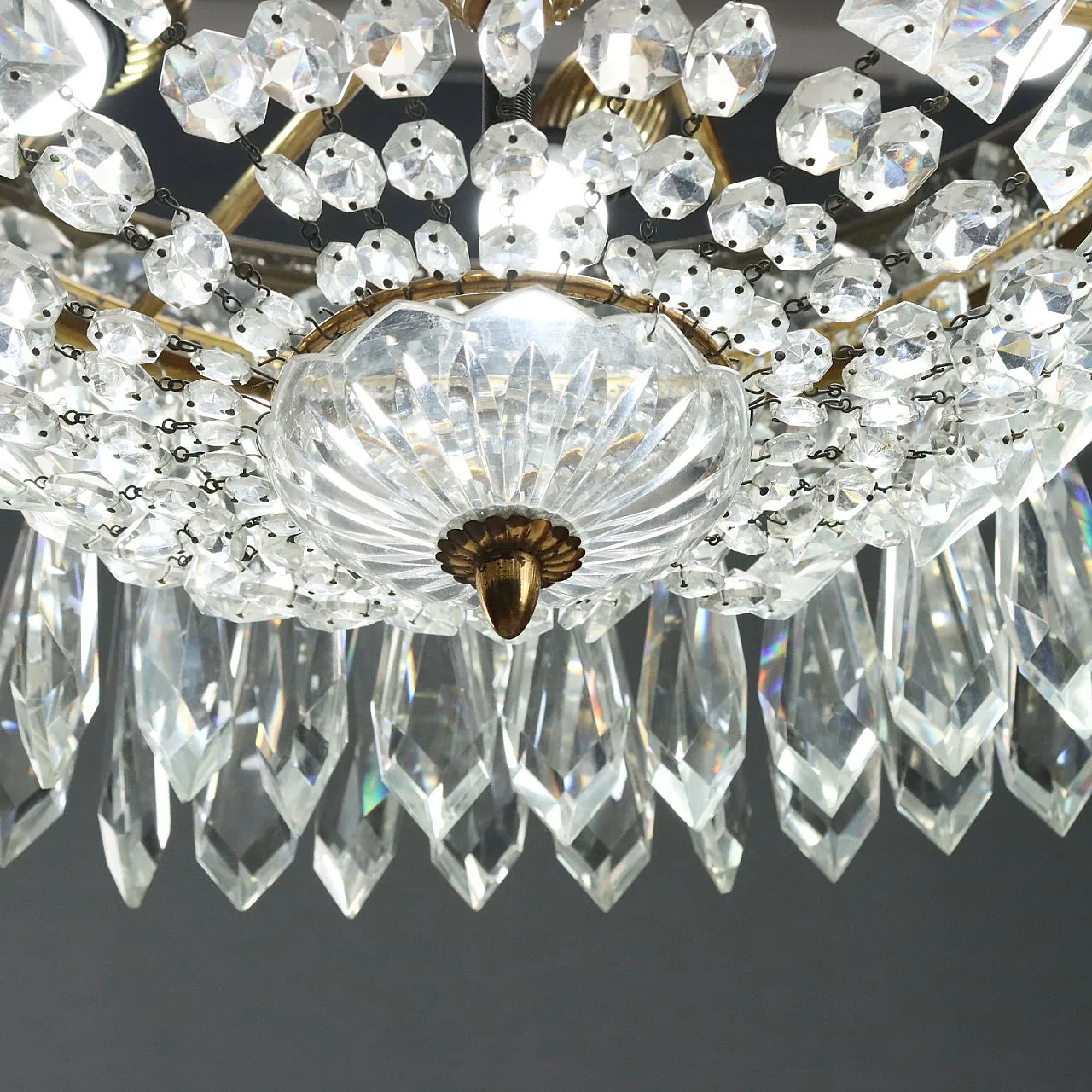 Empire style chandelier, mid-20th century 6