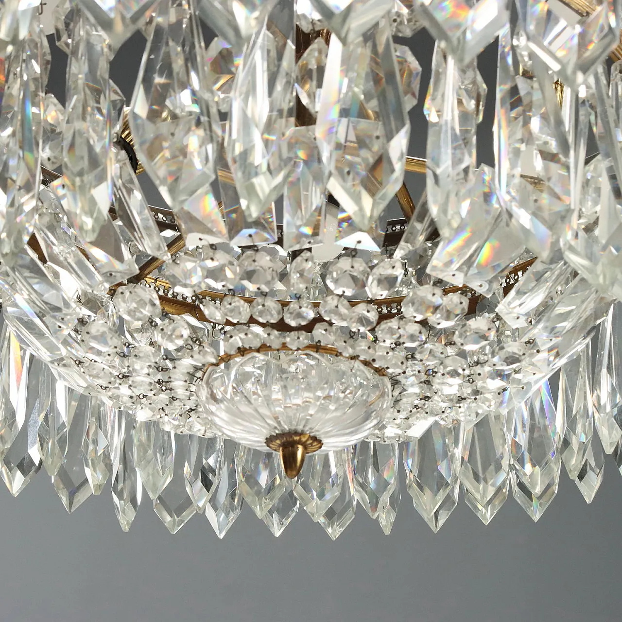 Empire style chandelier, mid-20th century 7