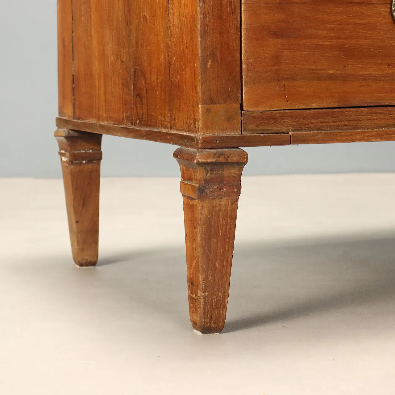Directoire chest of drawers in walnut, early 19th century 6