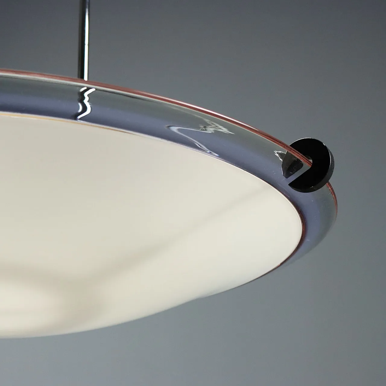Chandelier with reflected halogen light, 1980s 10