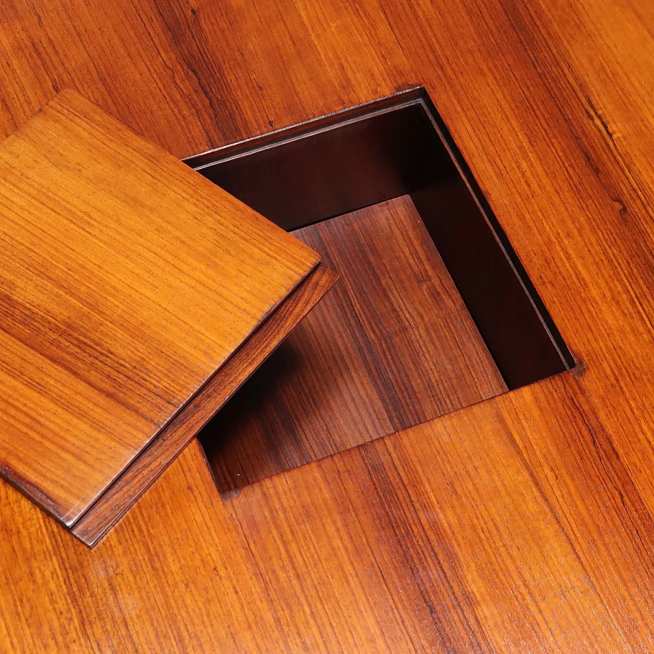 Square bar table by Marco Zanuso, 20th century 8