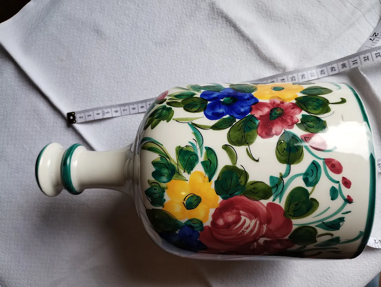 Vaso "Lavenia " in ceramica dipinta a mano, "900 5