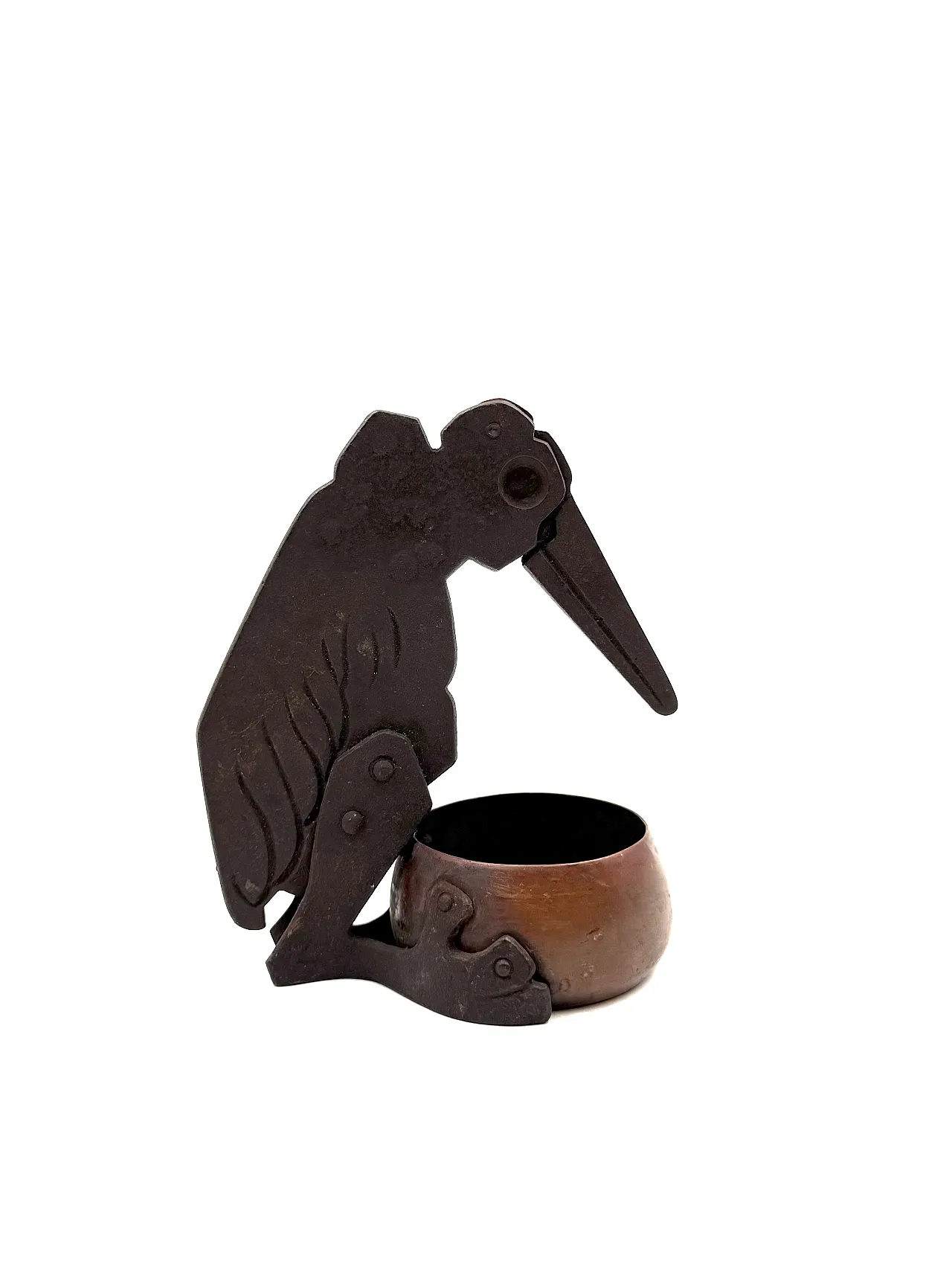Art Nouveau Marabou ashtray, Ignatius Taschner, Germany 1910 1