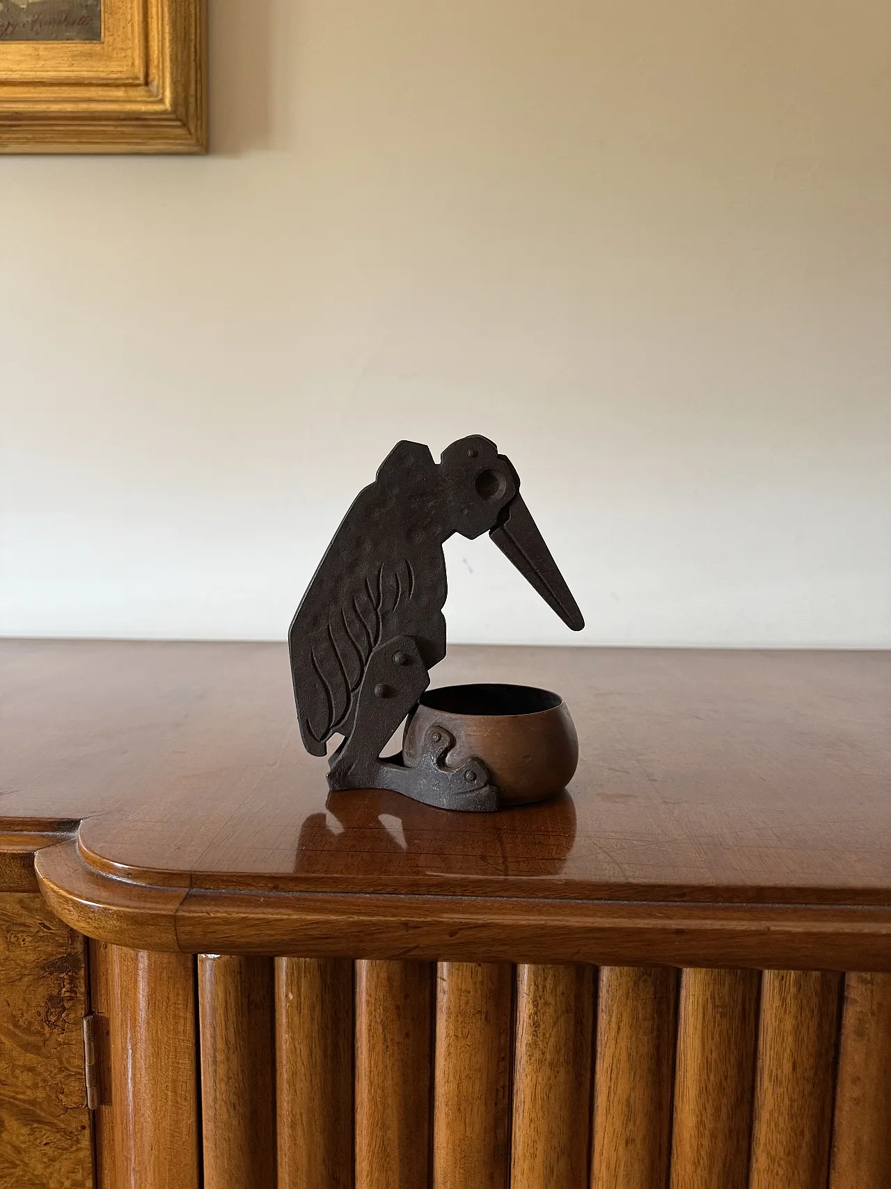 Art Nouveau Marabou ashtray, Ignatius Taschner, Germany 1910 2