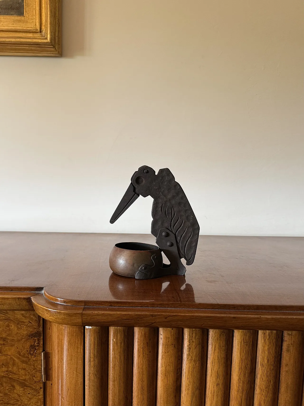 Art Nouveau Marabou ashtray, Ignatius Taschner, Germany 1910 3