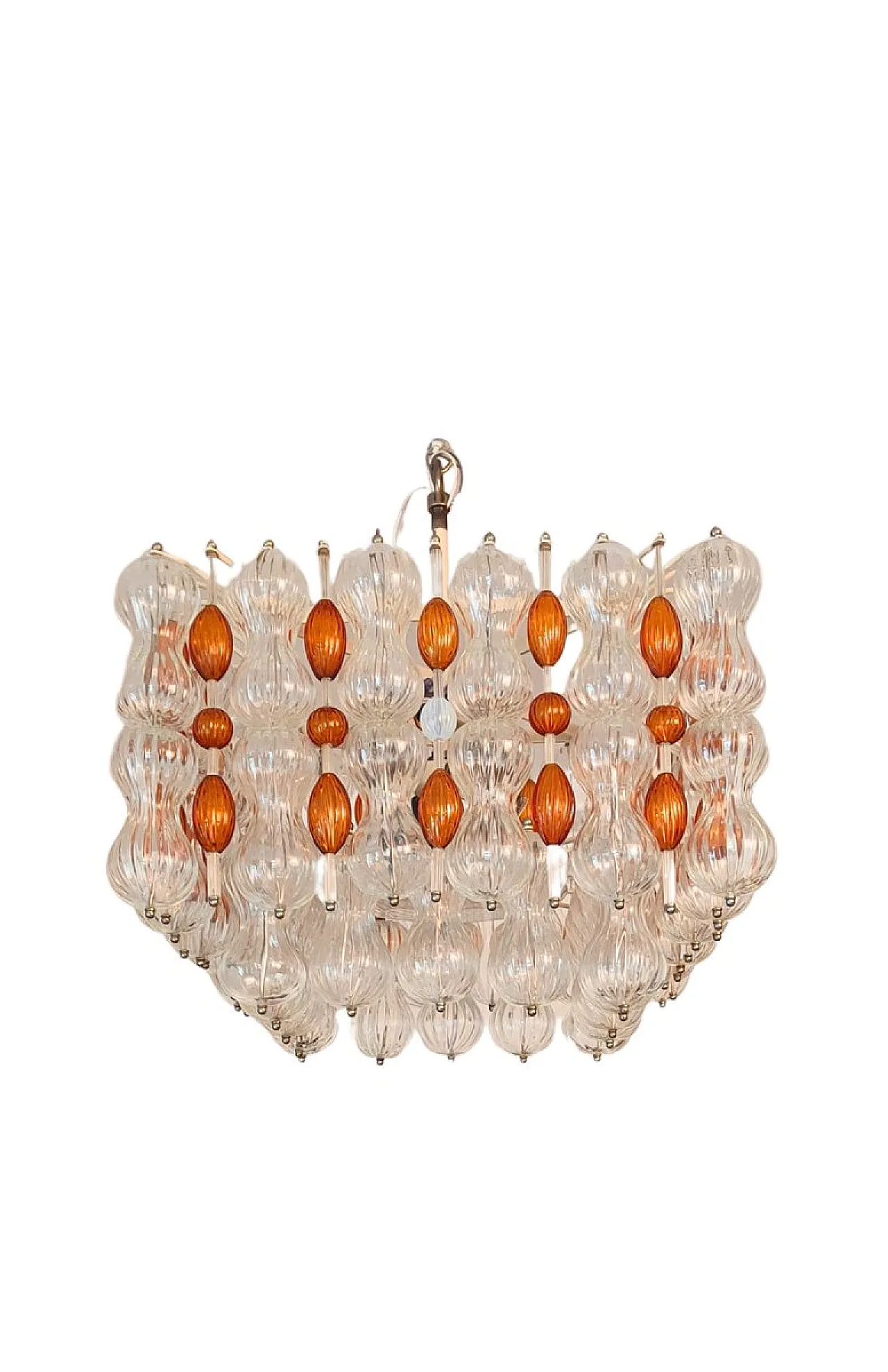 Murano chandelier by Archimede Seguso for Seguso, 1960s 2