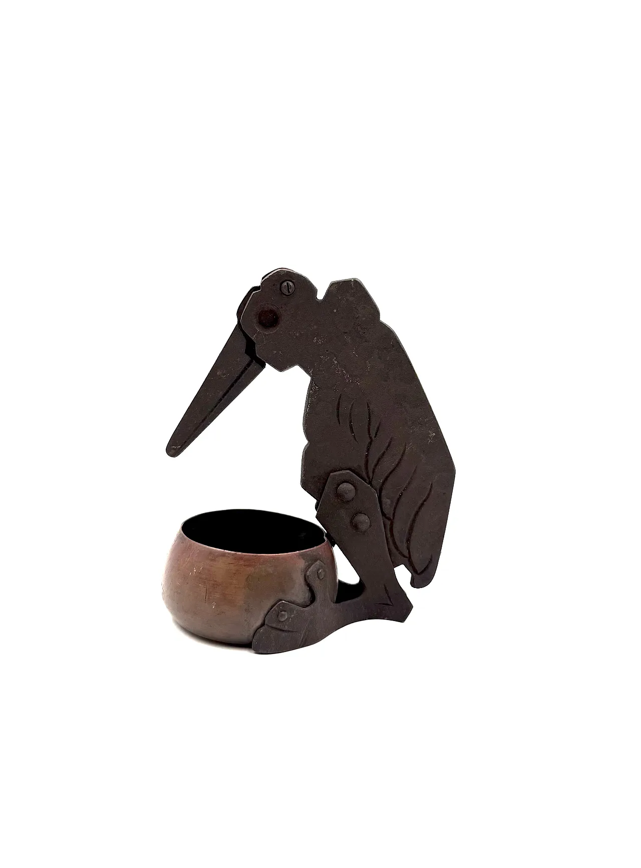 Art Nouveau Marabou ashtray, Ignatius Taschner, Germany 1910 11