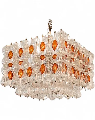 Murano chandelier by Archimede Seguso for Seguso, 1960s
