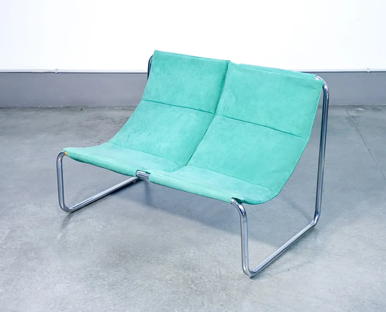 Poltroncina a due posti loveseat cantilever, anni '70 1