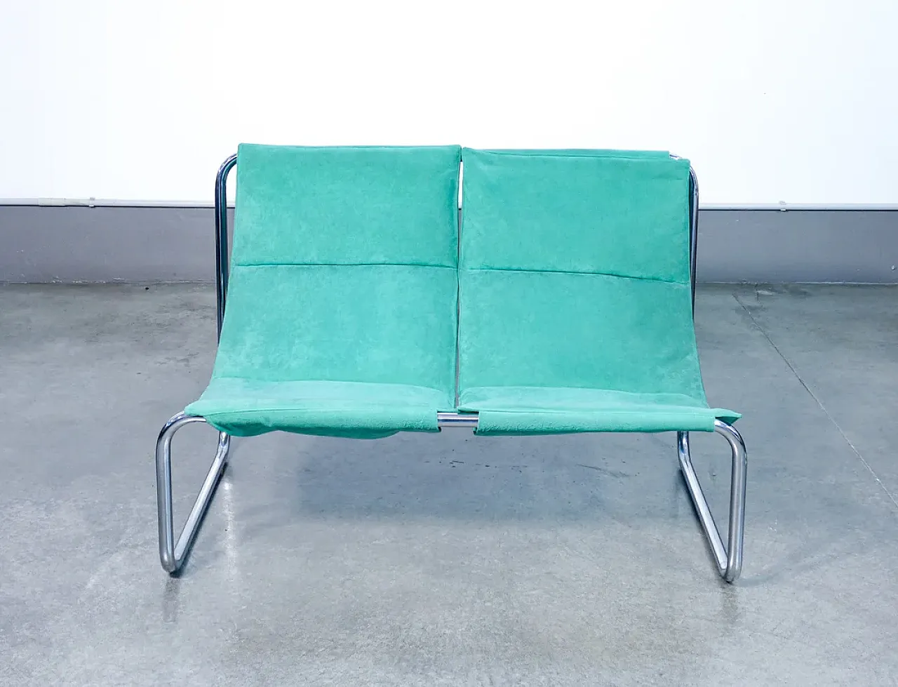 Poltroncina a due posti loveseat cantilever, anni '70 3