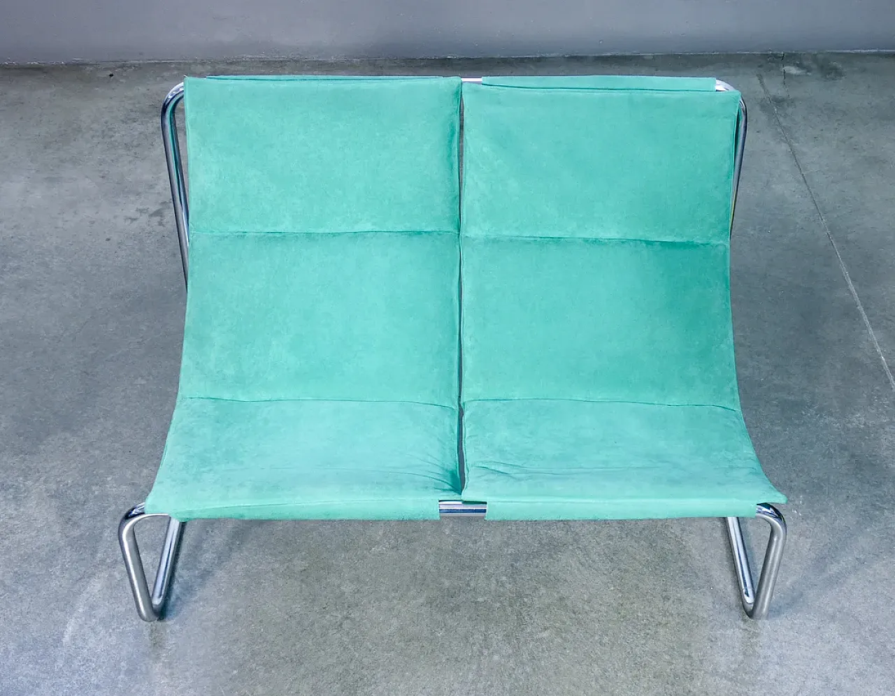 Poltroncina a due posti loveseat cantilever, anni '70 4
