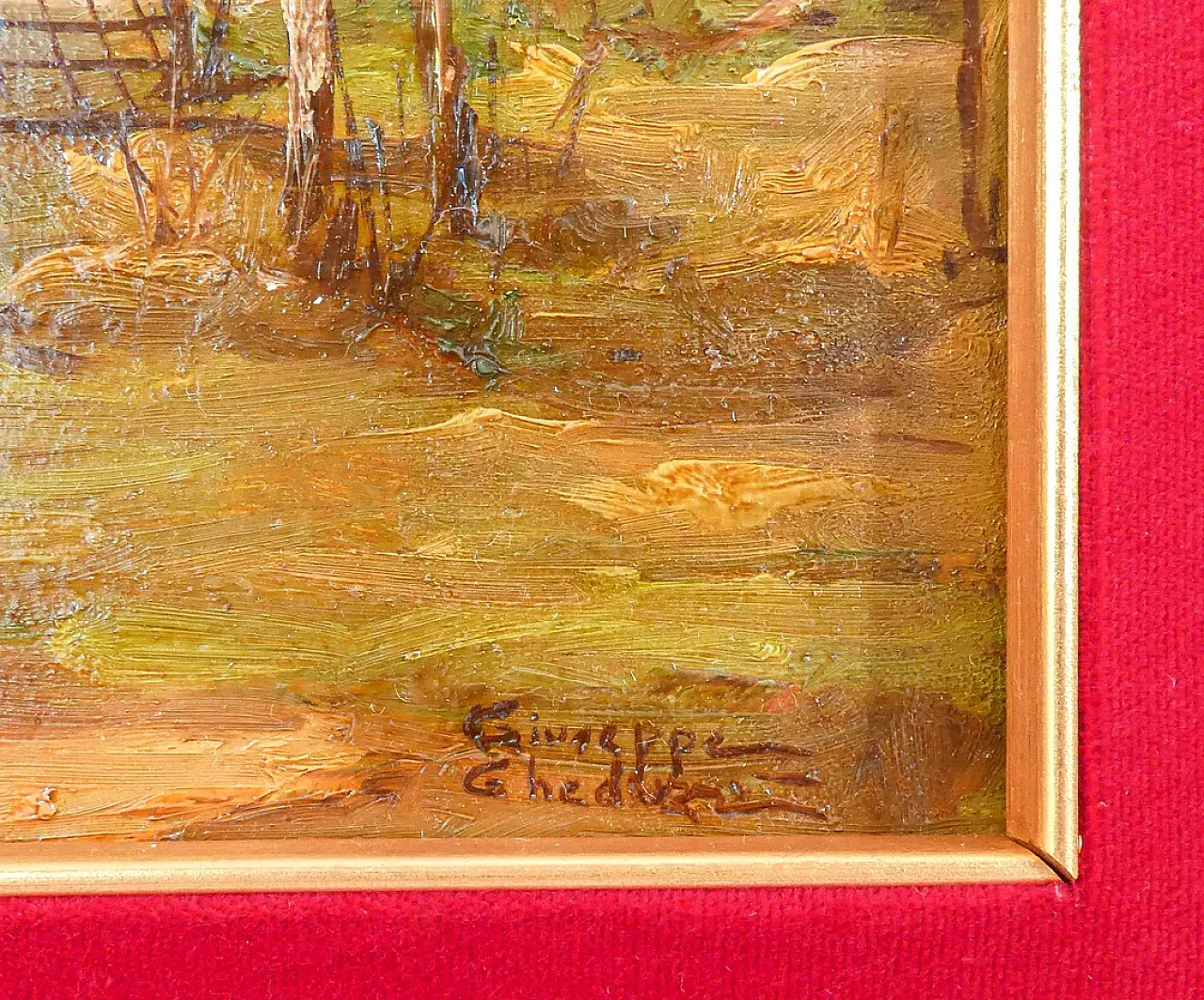Mountain Landscape by Giuseppe Gheduzzi, 1940s 4