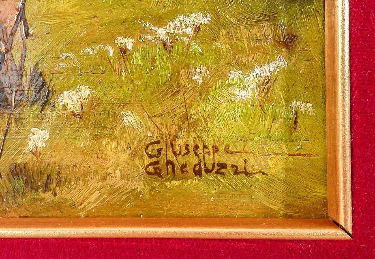 Mountain Landscape by Giuseppe Gheduzzi, 1940s 3