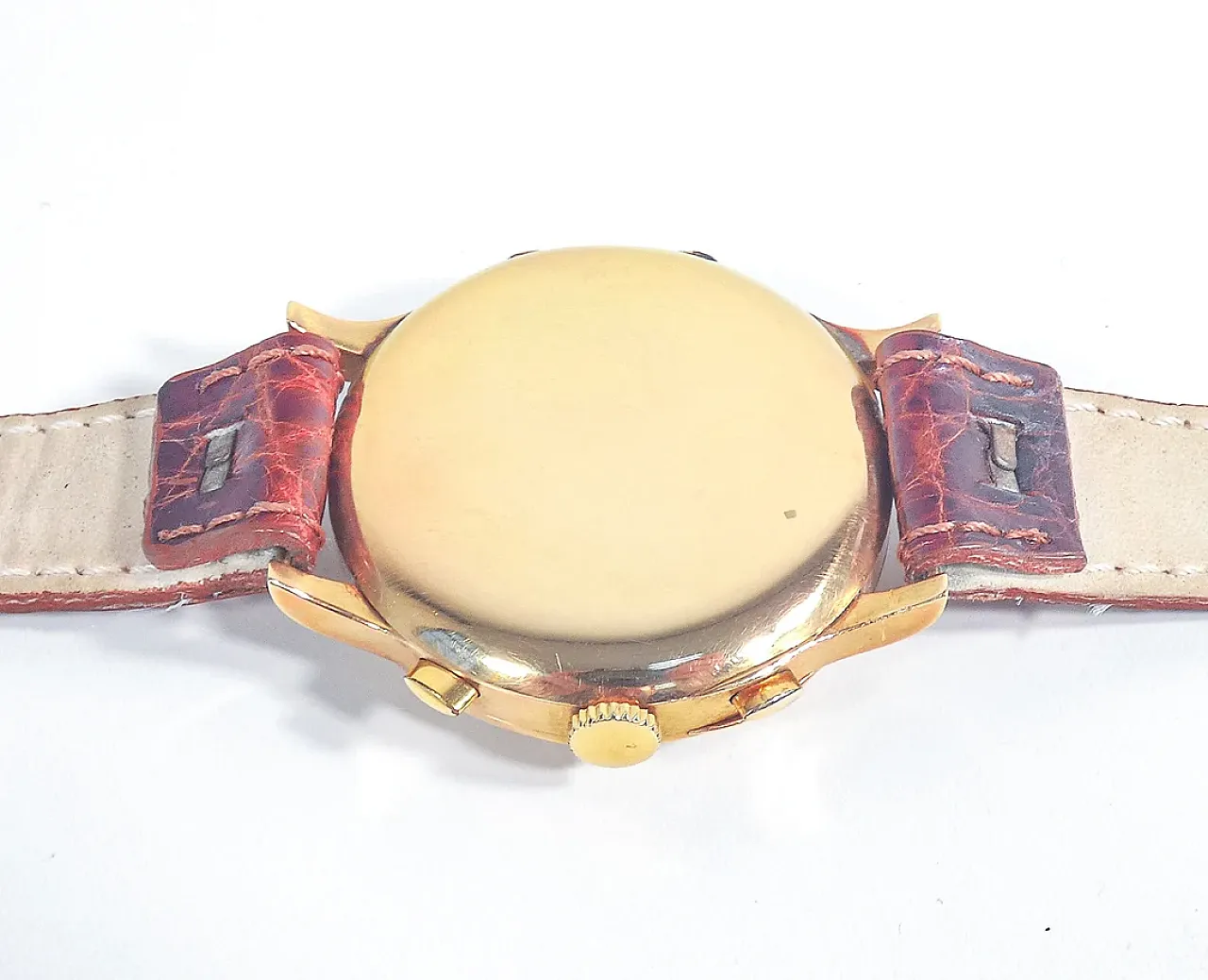 Cronografo da polso EBERHARD in oro, anni '50 14