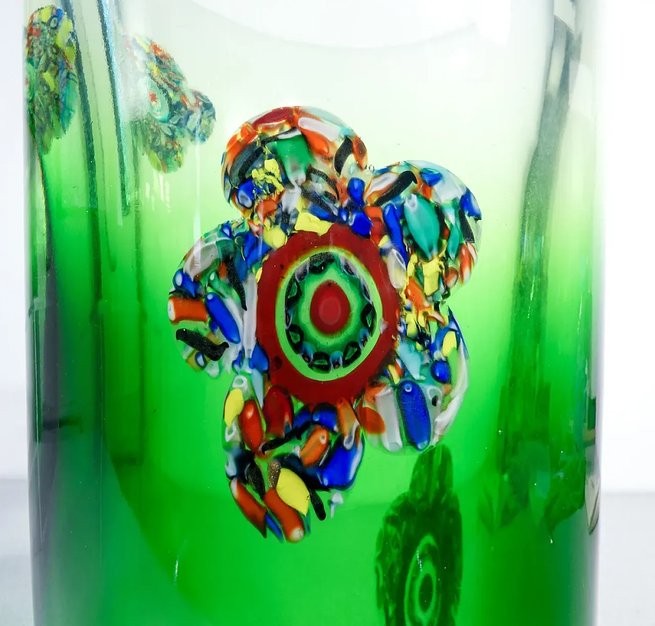 Vaso in vetro soffiato di Murano, anni '90 5