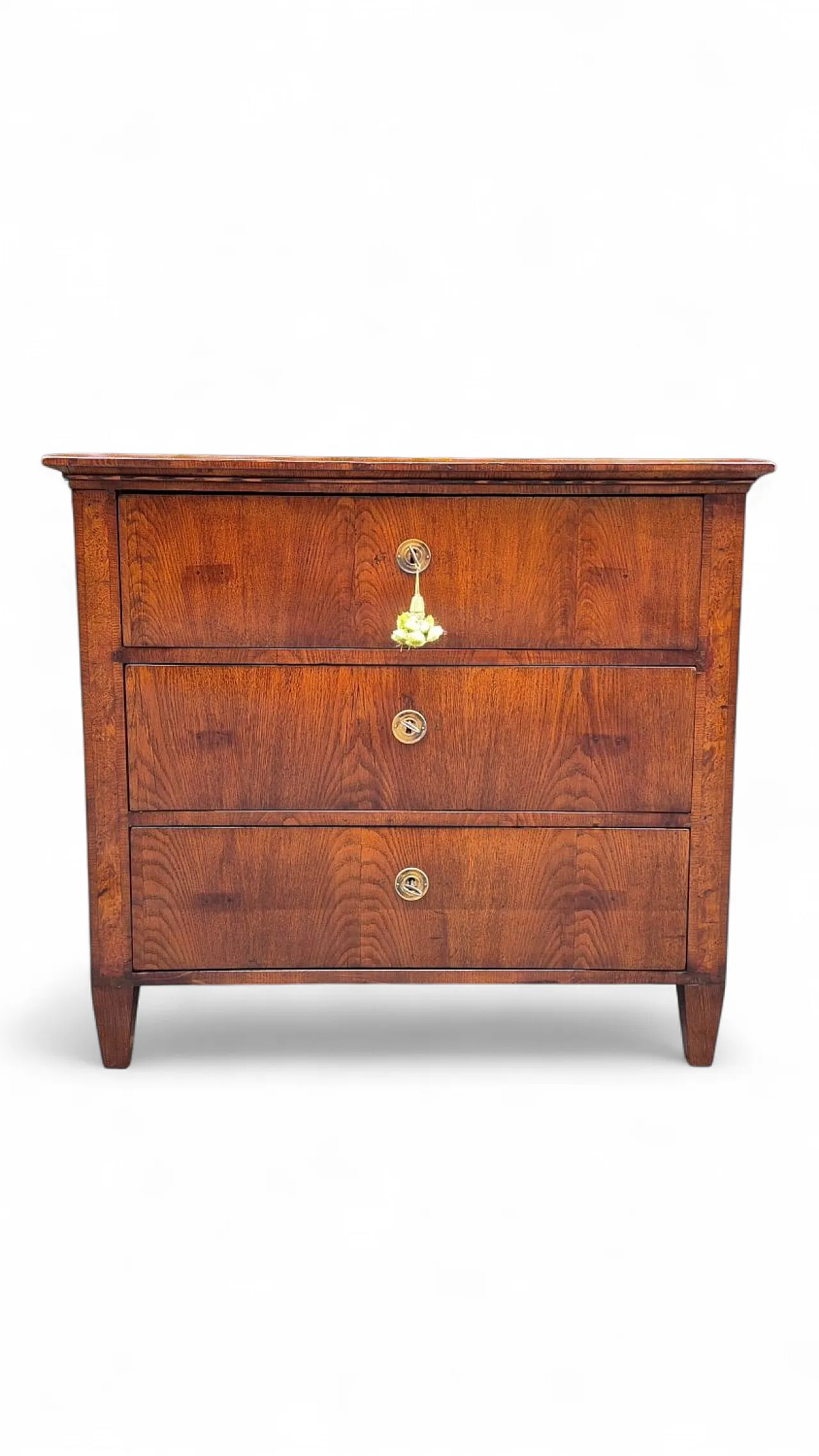 Laid Louis XVI style chest of drawers, 19th century 11