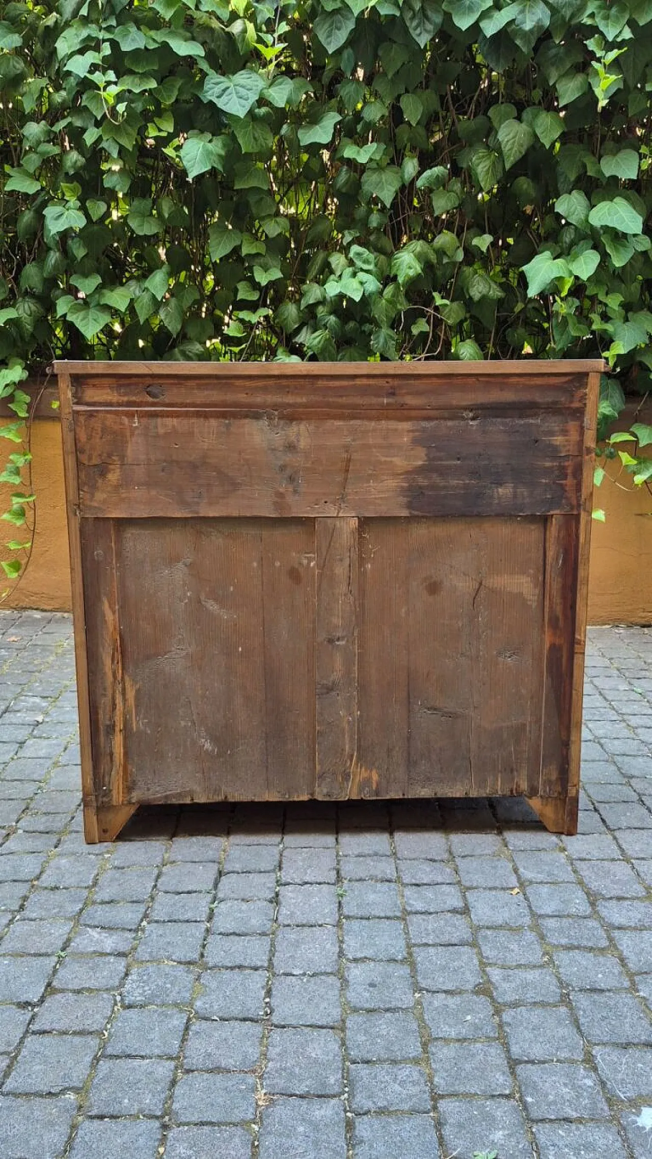 Serving sideboard narrow veneered walnut, 19th century 9