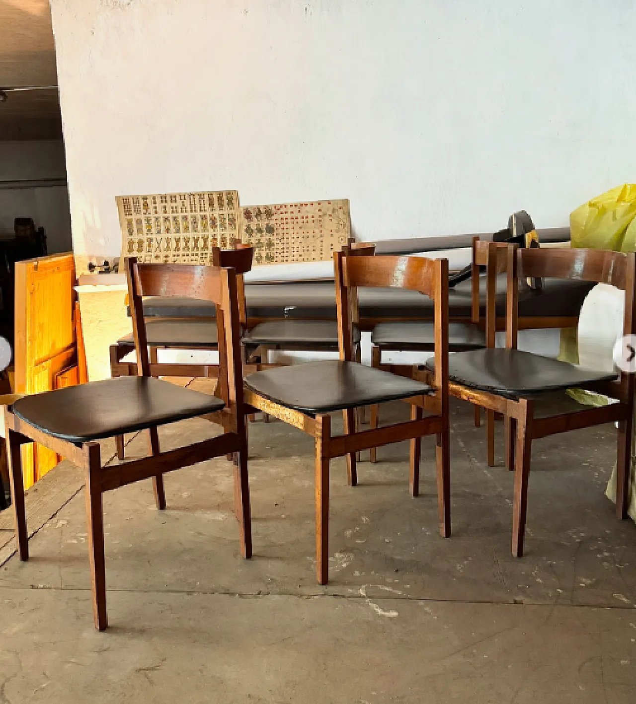 6 Sedie modello 101 di Gianfranco Frattini per Cassina, anni ’60 2