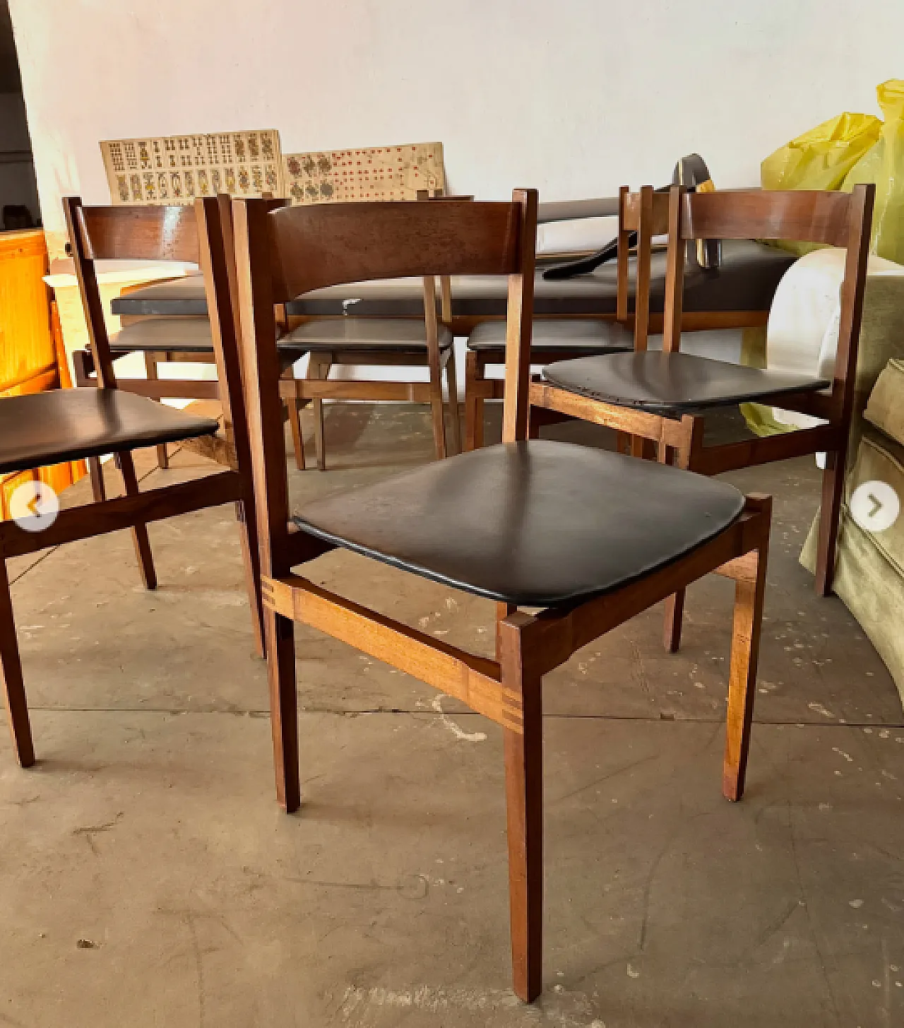 6 Sedie modello 101 di Gianfranco Frattini per Cassina, anni ’60 4