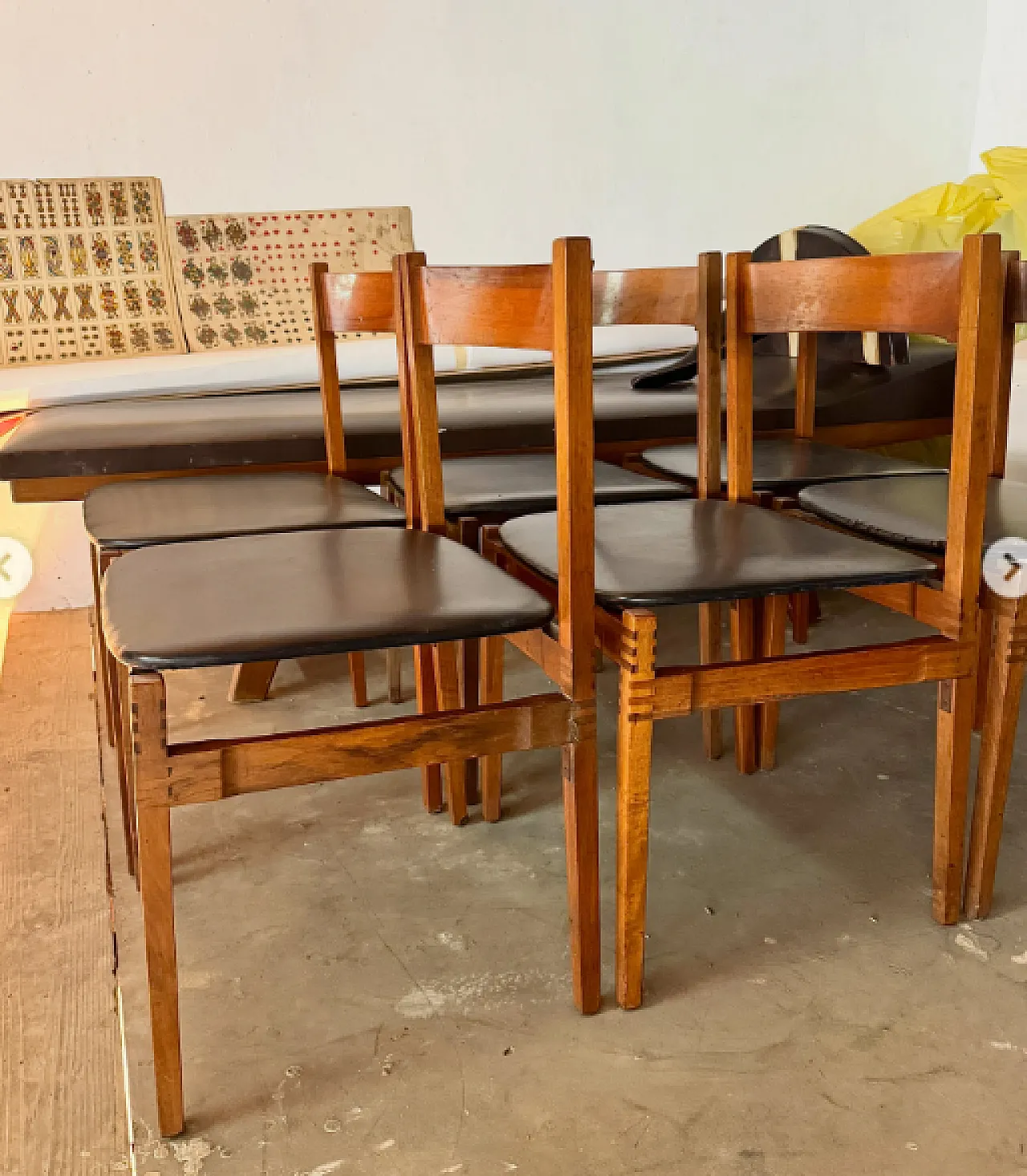 6 Sedie modello 101 di Gianfranco Frattini per Cassina, anni ’60 6