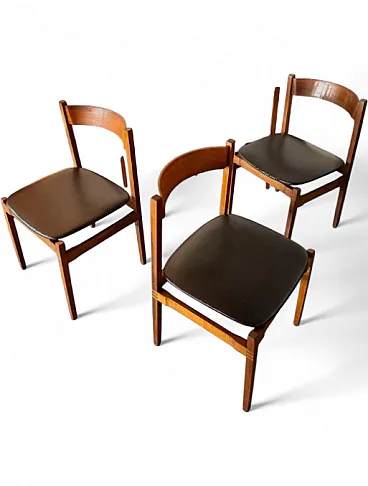 6 Model 101 chairs by Gianfranco Frattini for Cassina, 1960s