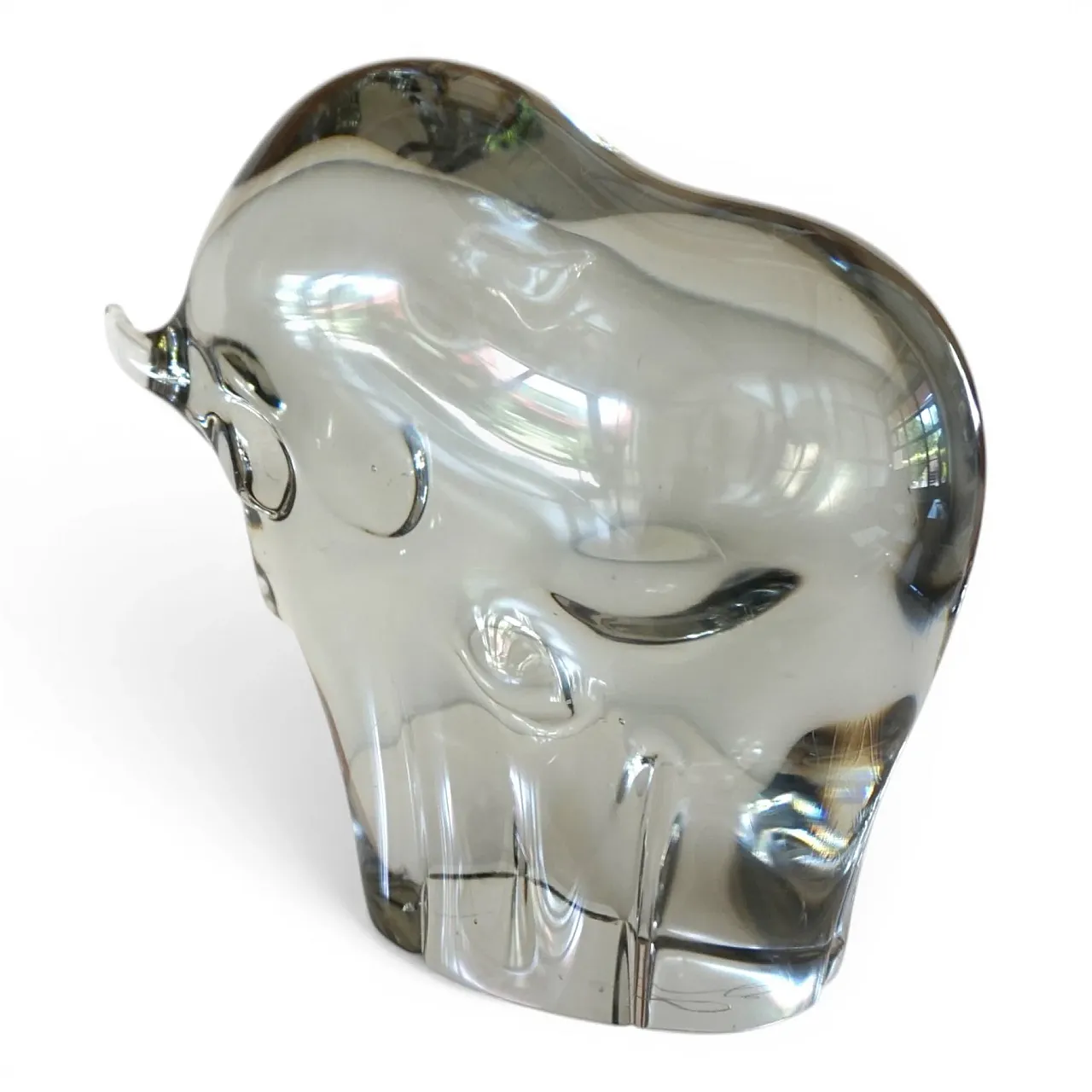 Livio Seguso Murano bull glass sculpture, 1970s 5