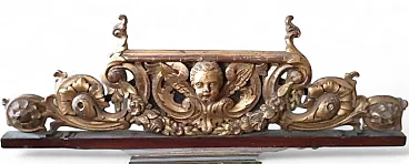 Carved and gilded wooden frame, 18th century