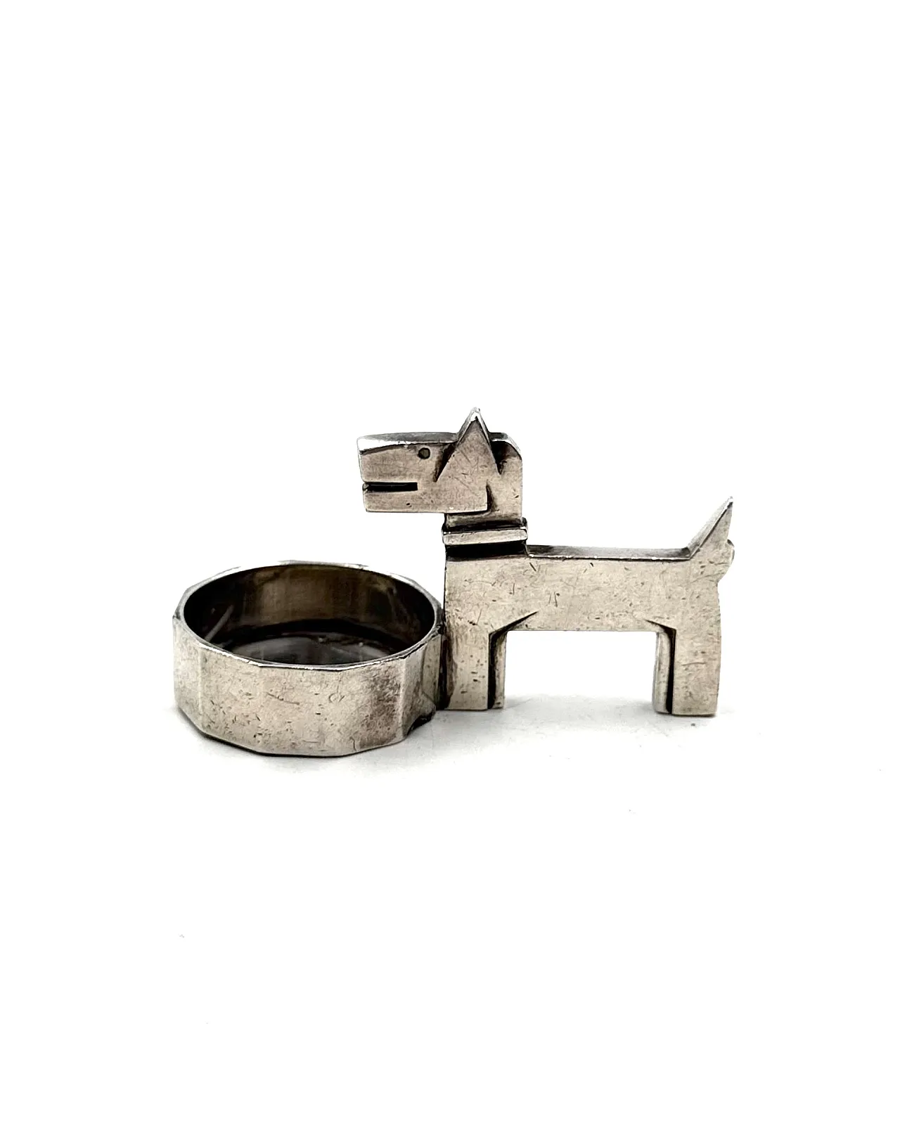Small Rick and Mac Art Deco ashtray Edouard Sandoz, Gallia 1930 5