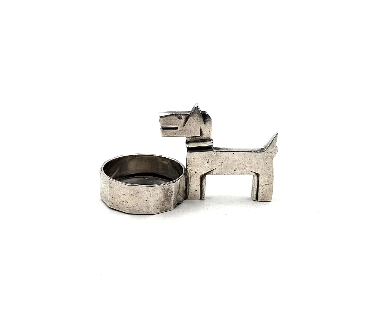 Small Rick and Mac Art Deco ashtray Edouard Sandoz, Gallia 1930 6