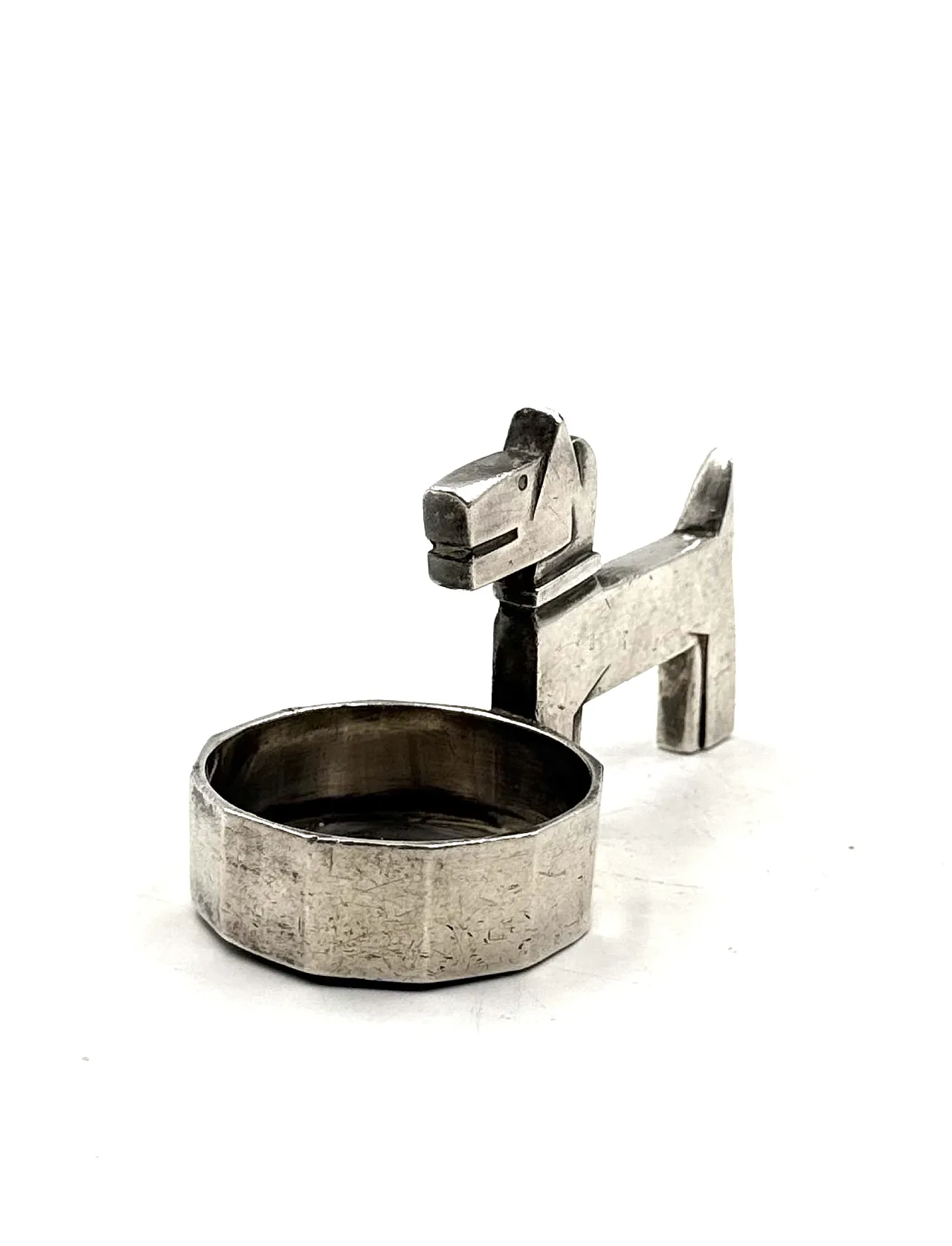 Small Rick and Mac Art Deco ashtray Edouard Sandoz, Gallia 1930 8