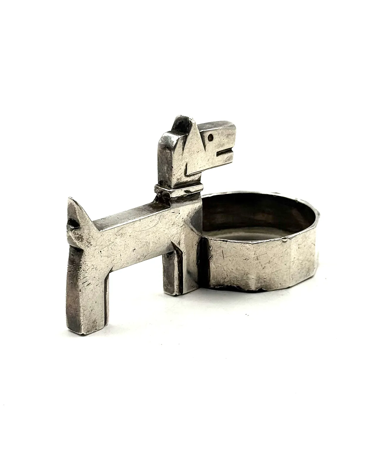 Small Rick and Mac Art Deco ashtray Edouard Sandoz, Gallia 1930 11