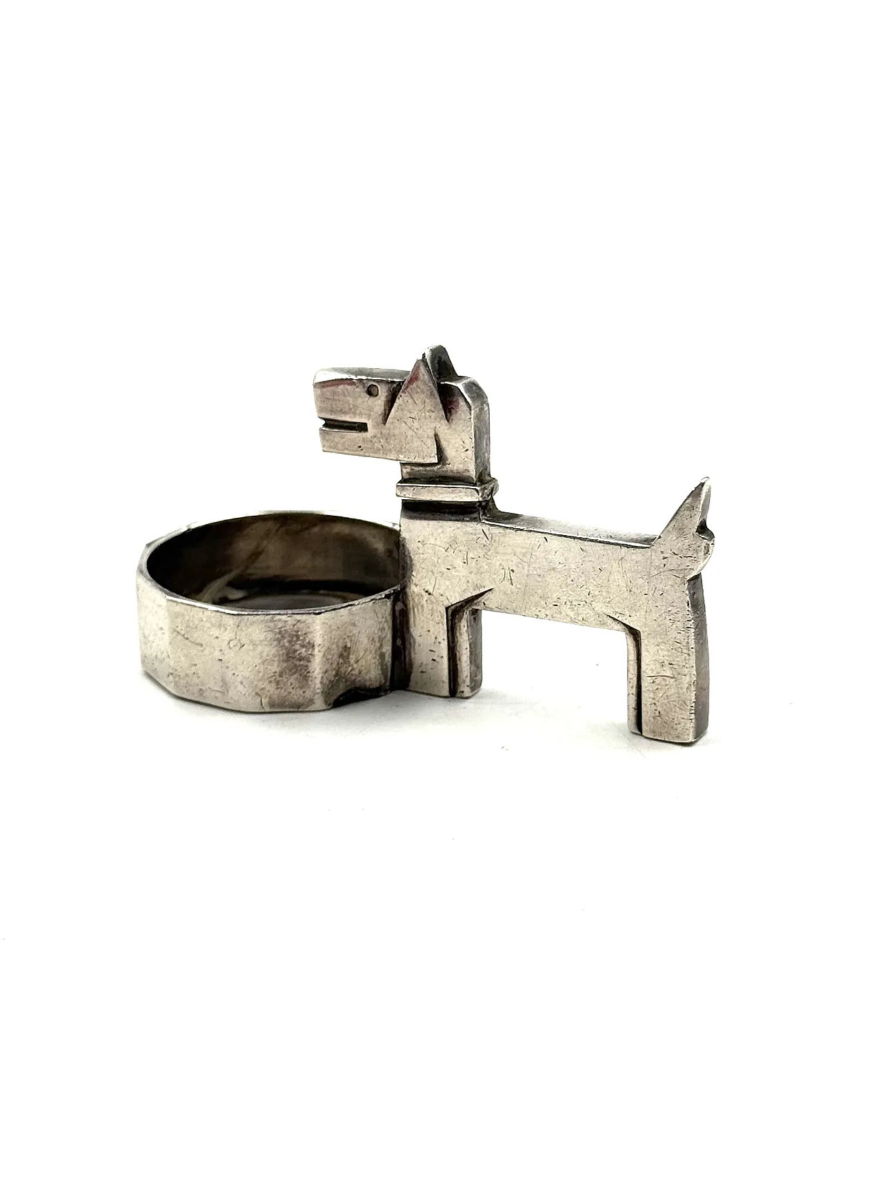 Small Rick and Mac Art Deco ashtray Edouard Sandoz, Gallia 1930 13