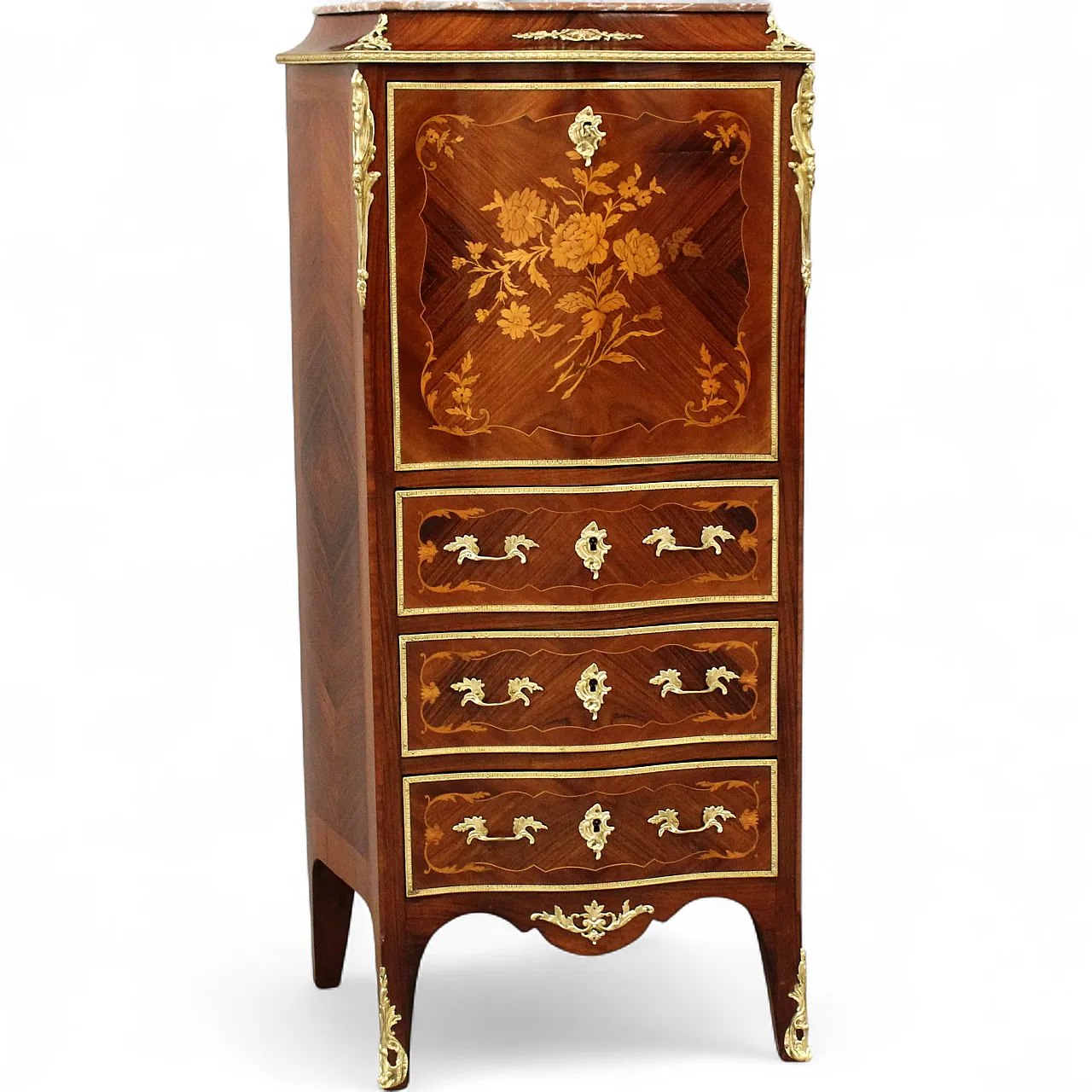 Napoleon III inlaid secretaire from the 19th century 18