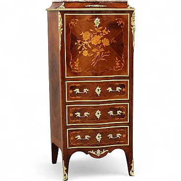 Napoleon III inlaid secretaire from the 19th century