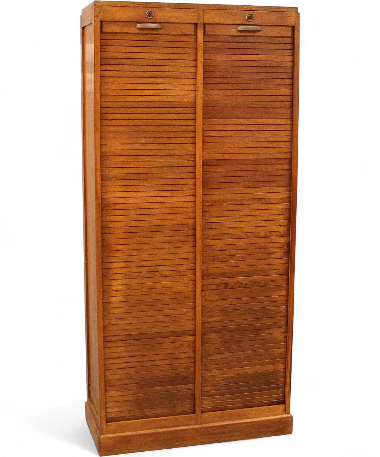 Filing cabinet with oak archive filing shutter, early 1900s 8