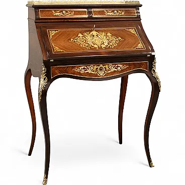 Napoleon III inlaid desk flap from the 19th century