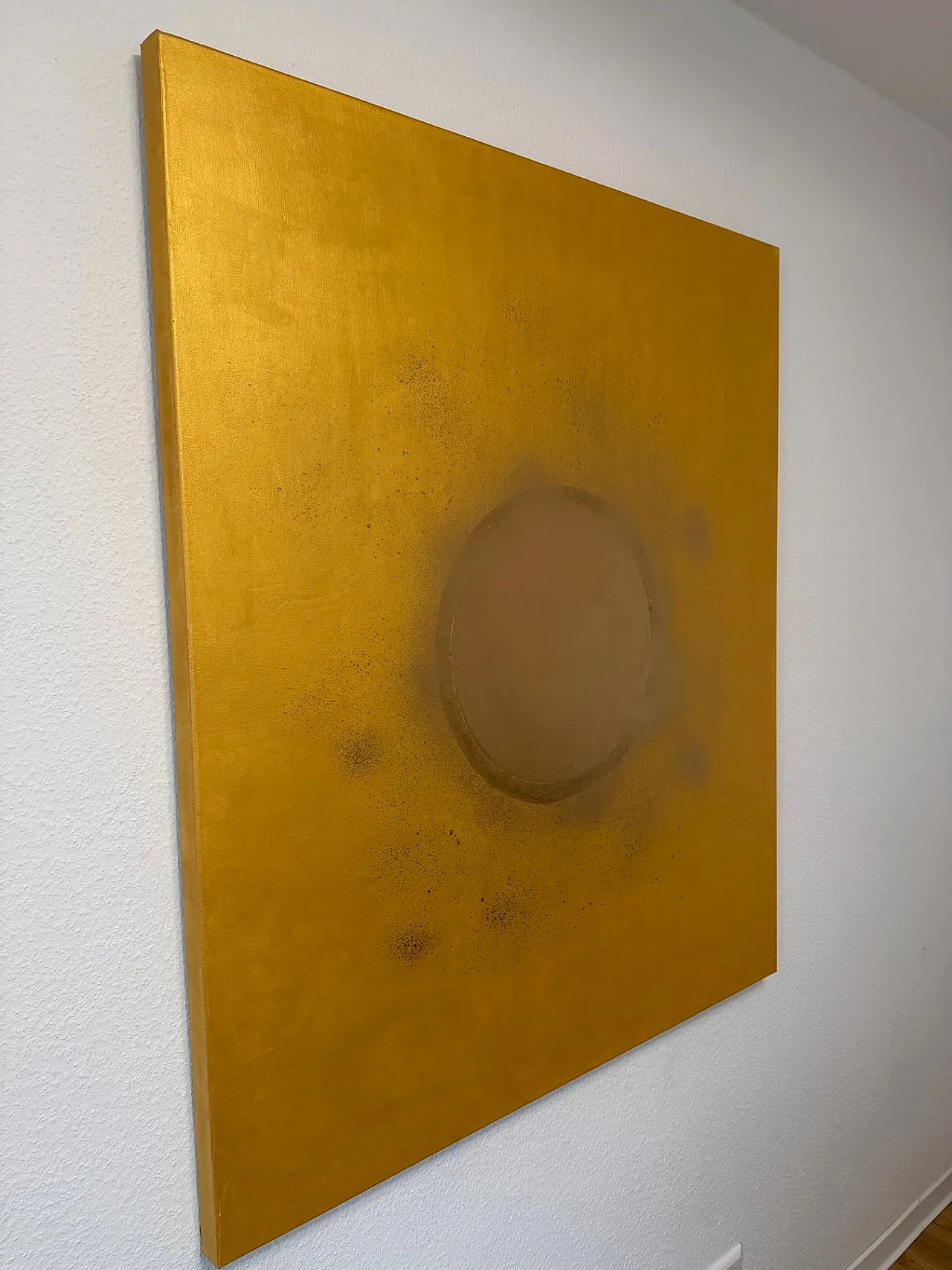 Gold Aura, dipinto ad acrilico di Sefer Güngör, anni 2000 5