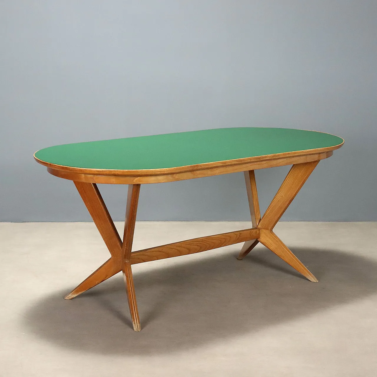 Table with elliptical top, 1960s 1