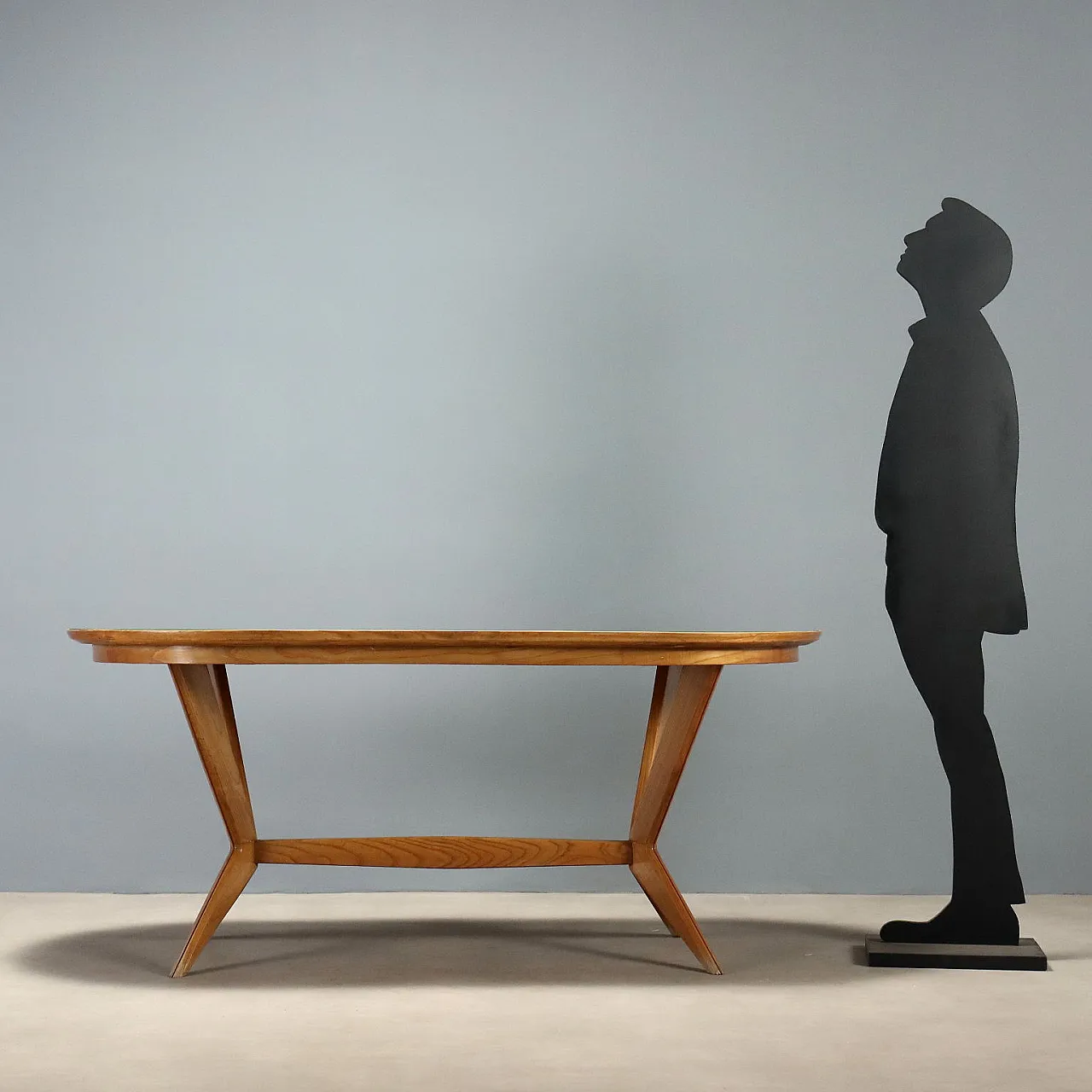 Table with elliptical top, 1960s 2