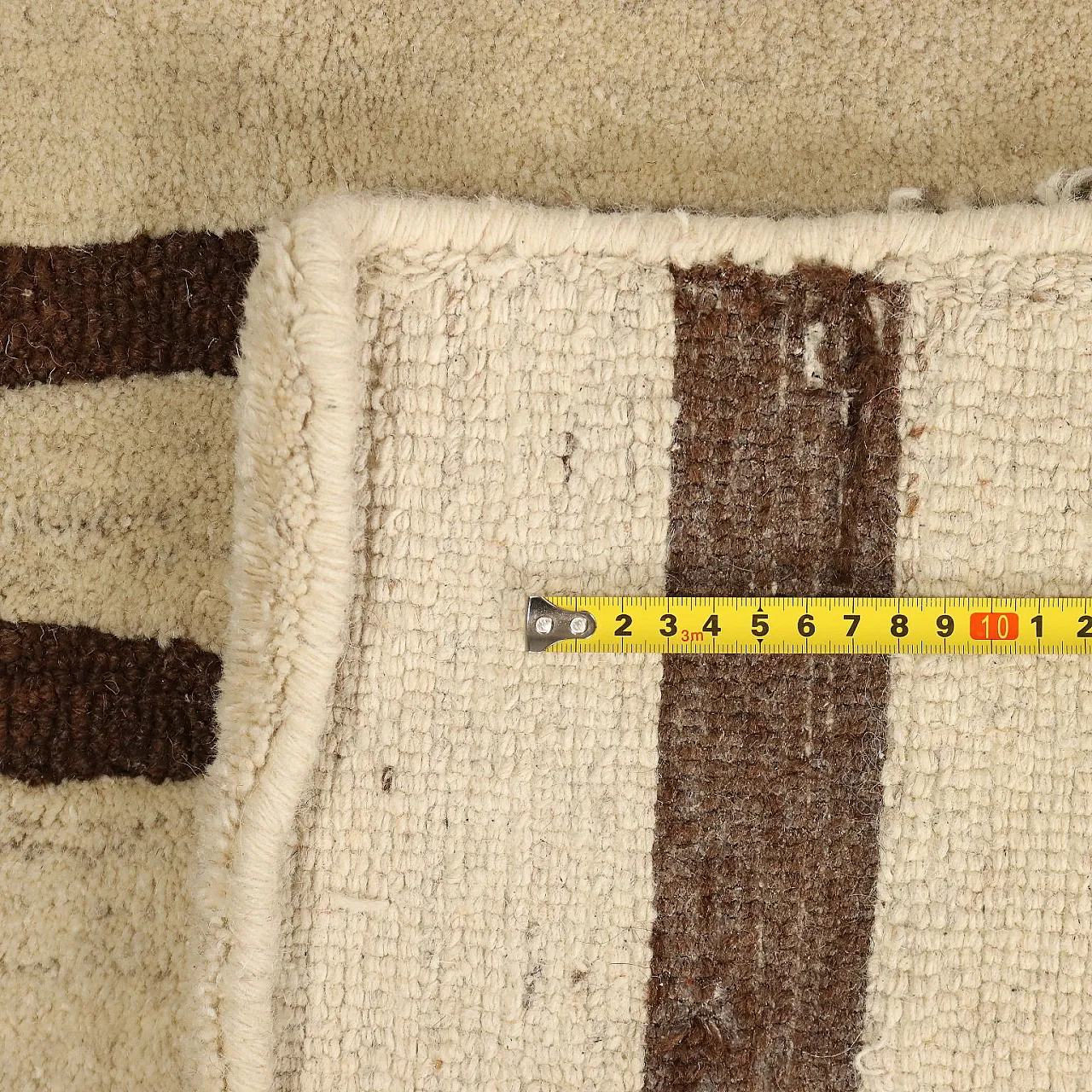 Striped Gabbeh rug, 20th century 8