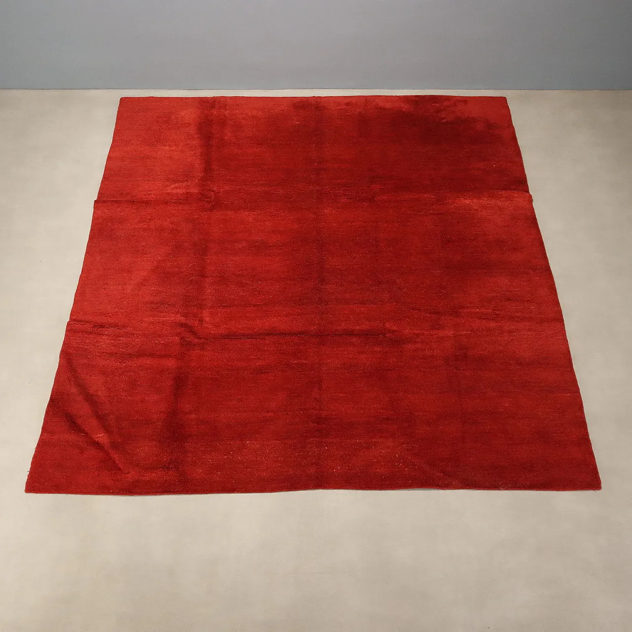Red Gabbeh rug, 20th century 3