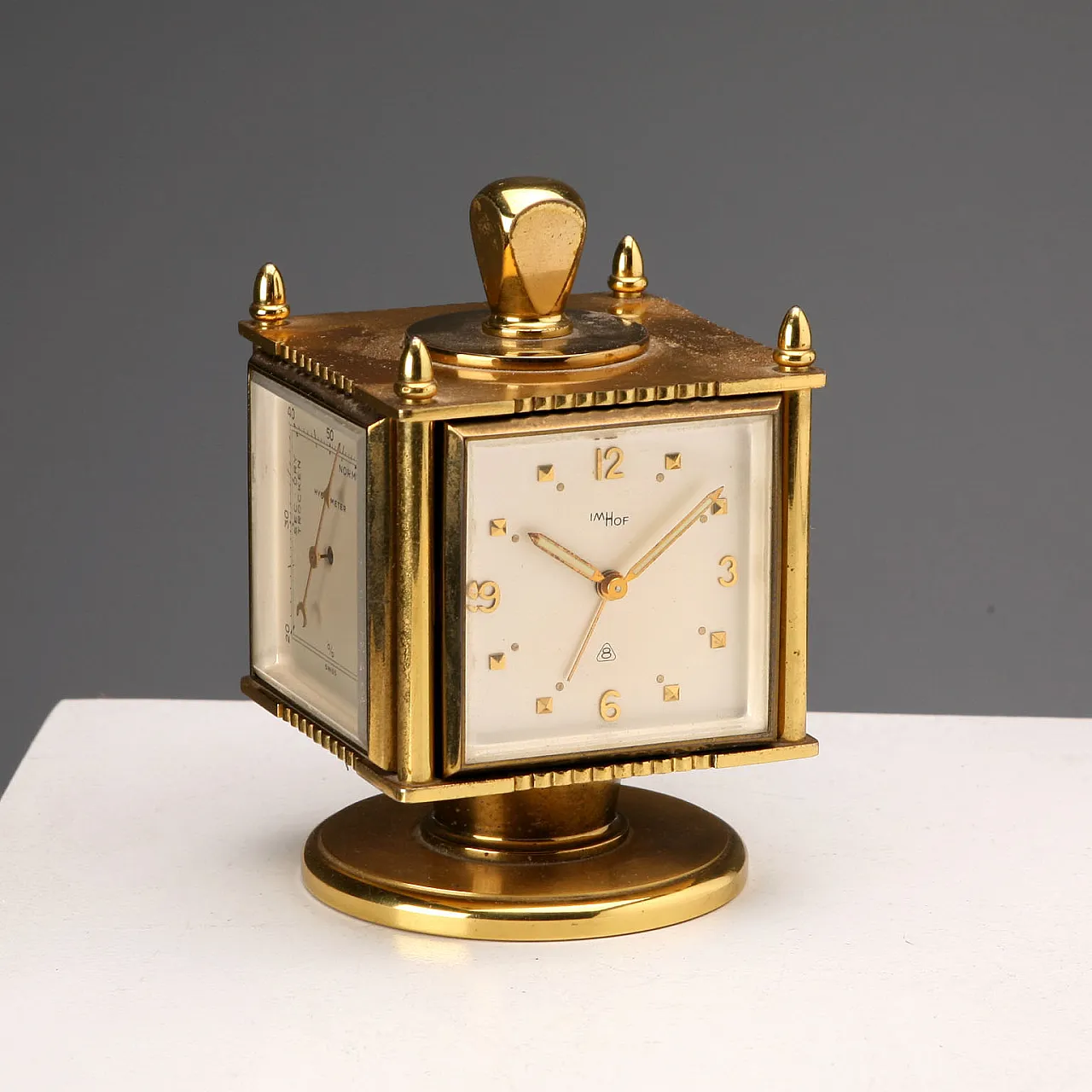 IMHOF table clock, 20th century 1