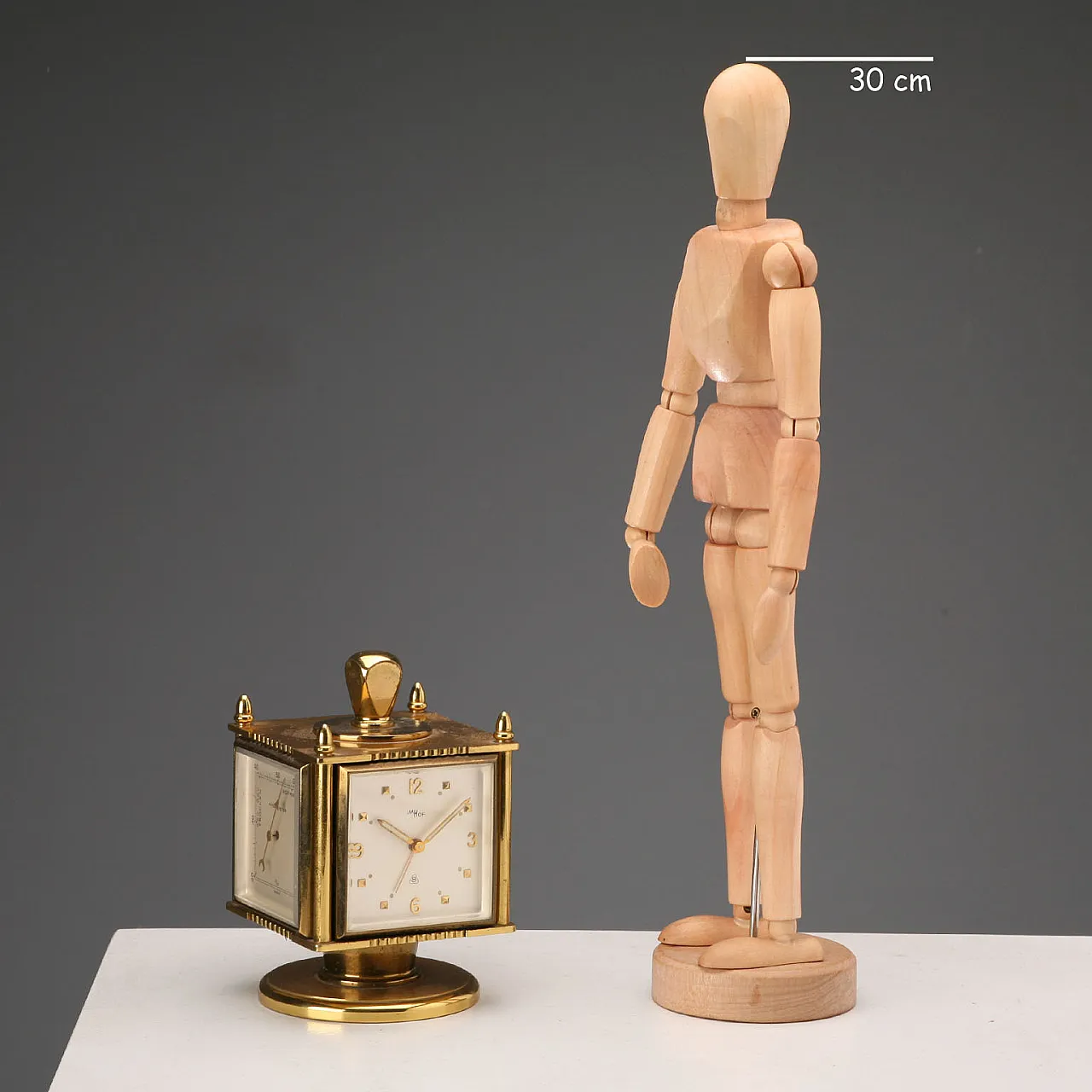 IMHOF table clock, 20th century 2