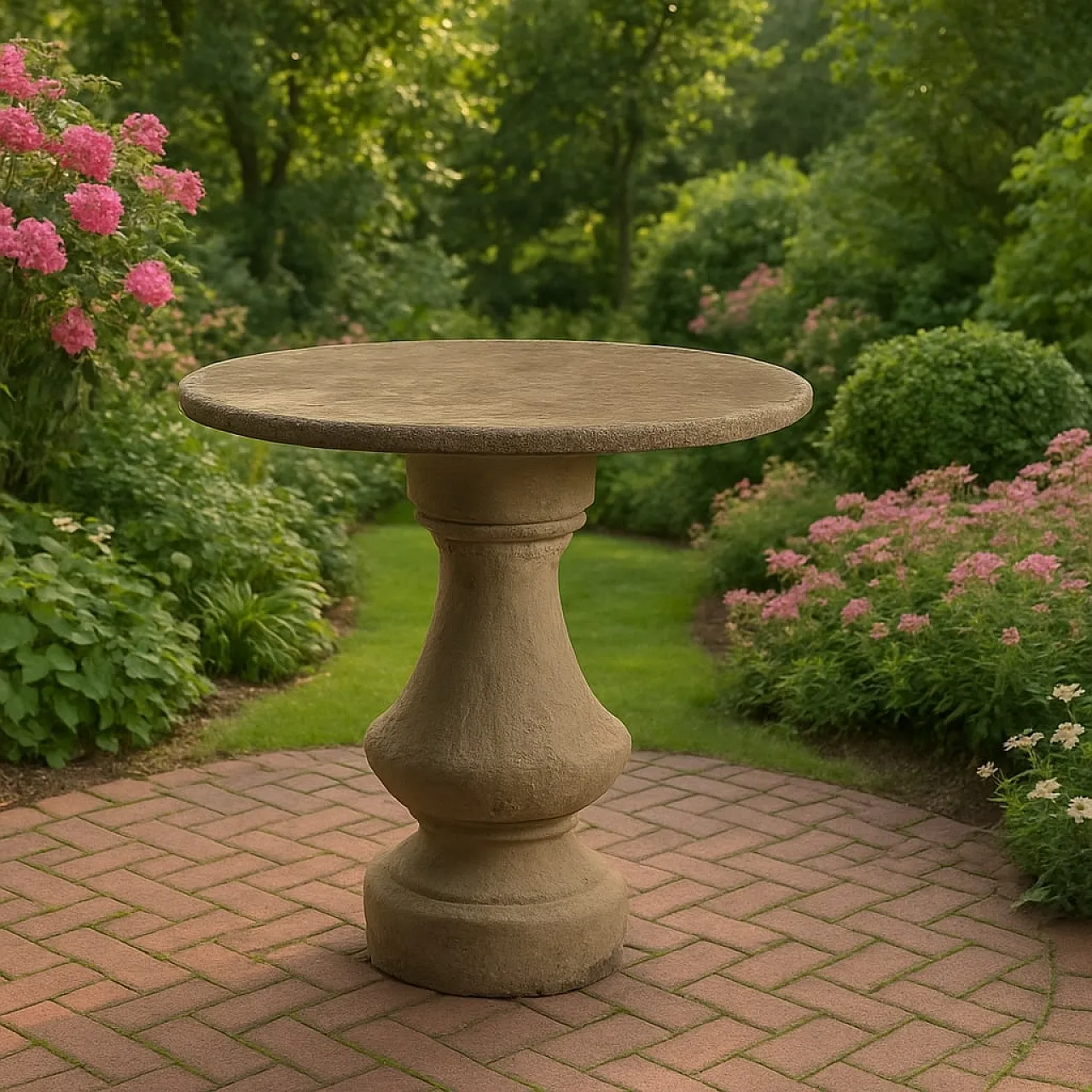 Tavolo da giardino in cemento, '900 2